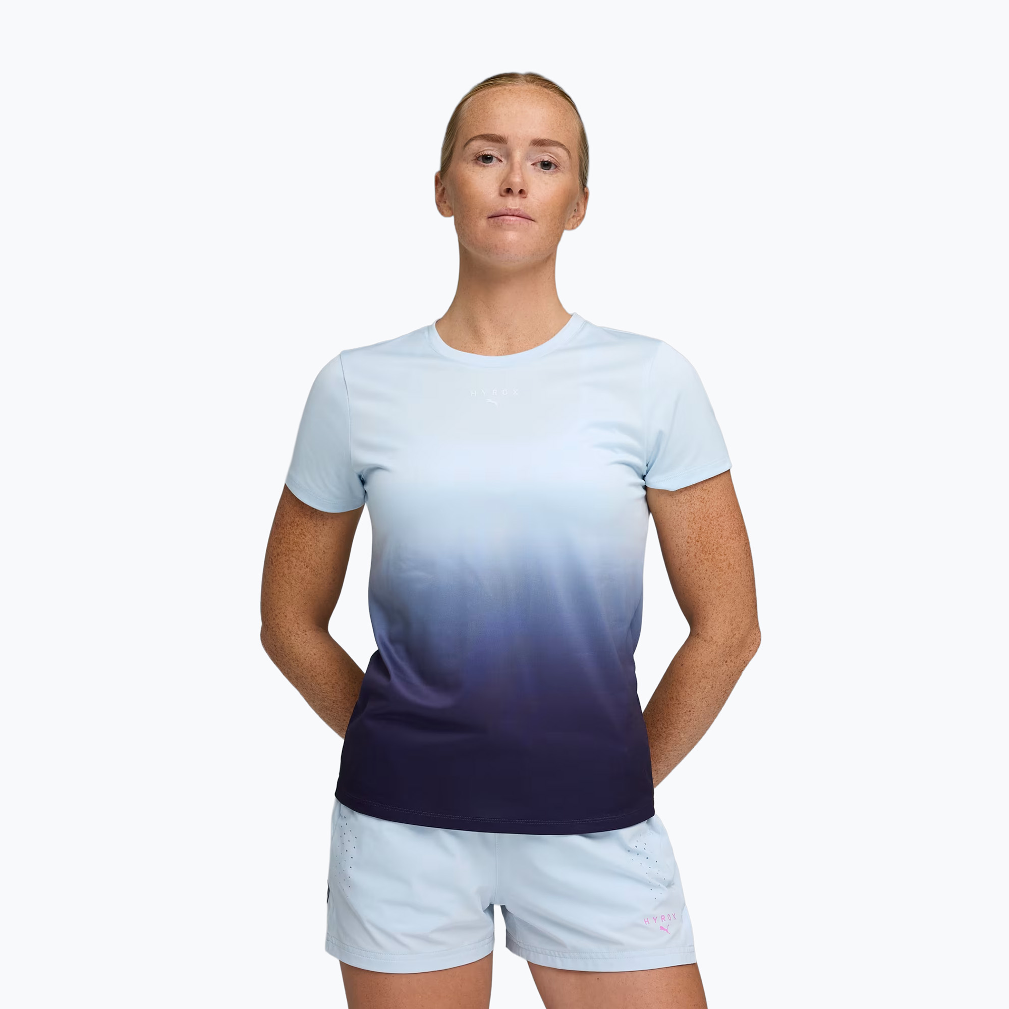 Koszulka treningowa damska PUMA Hyrox Poly Graphic Tee 64 