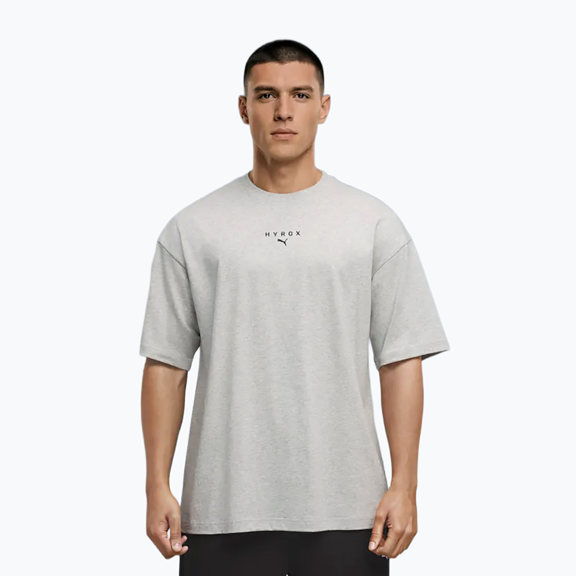 Koszulka treningowa męska PUMA Hyrox Lifestyle Tee gray 