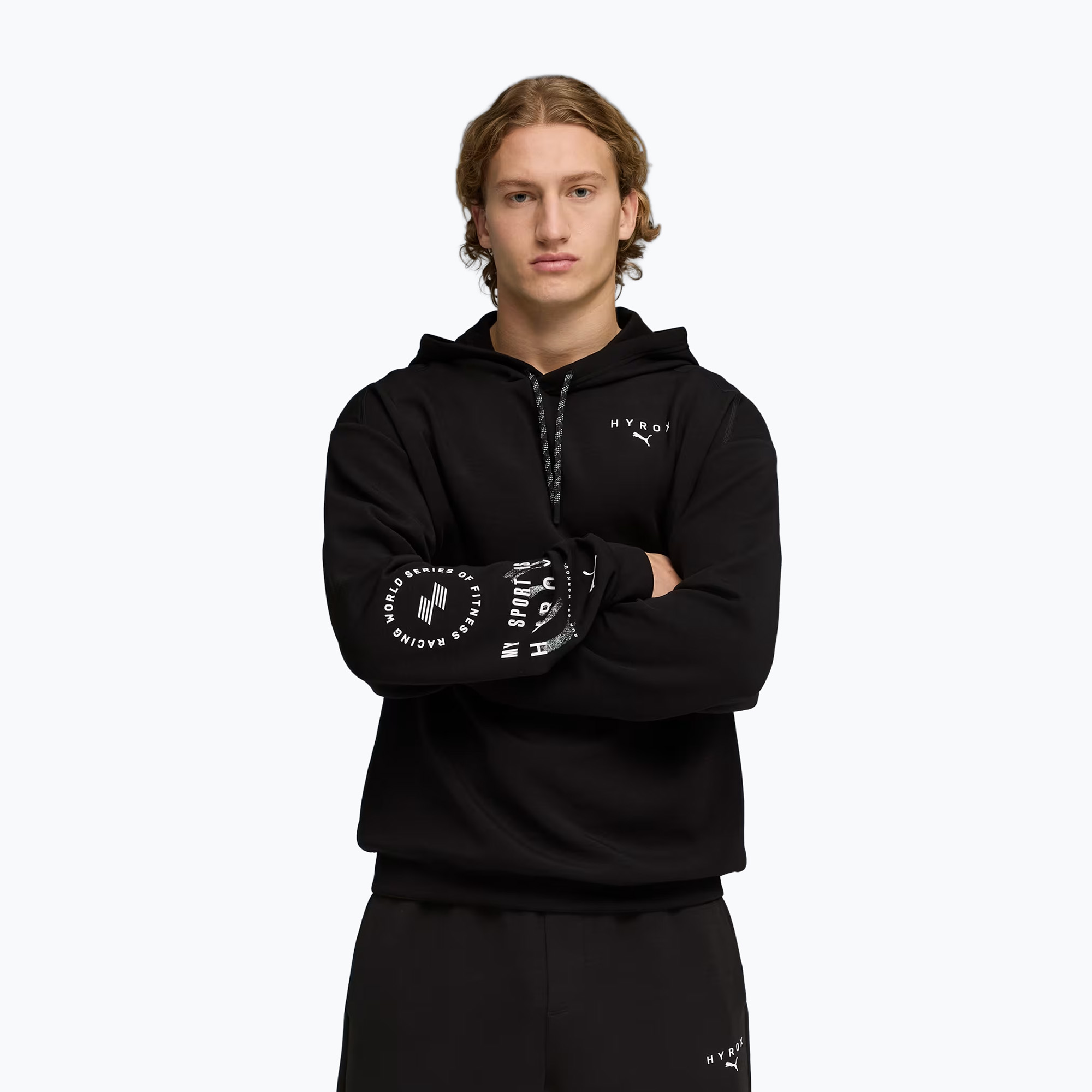 Bluza treningowa męska PUMA Hyrox Cloudspun Hoodie black