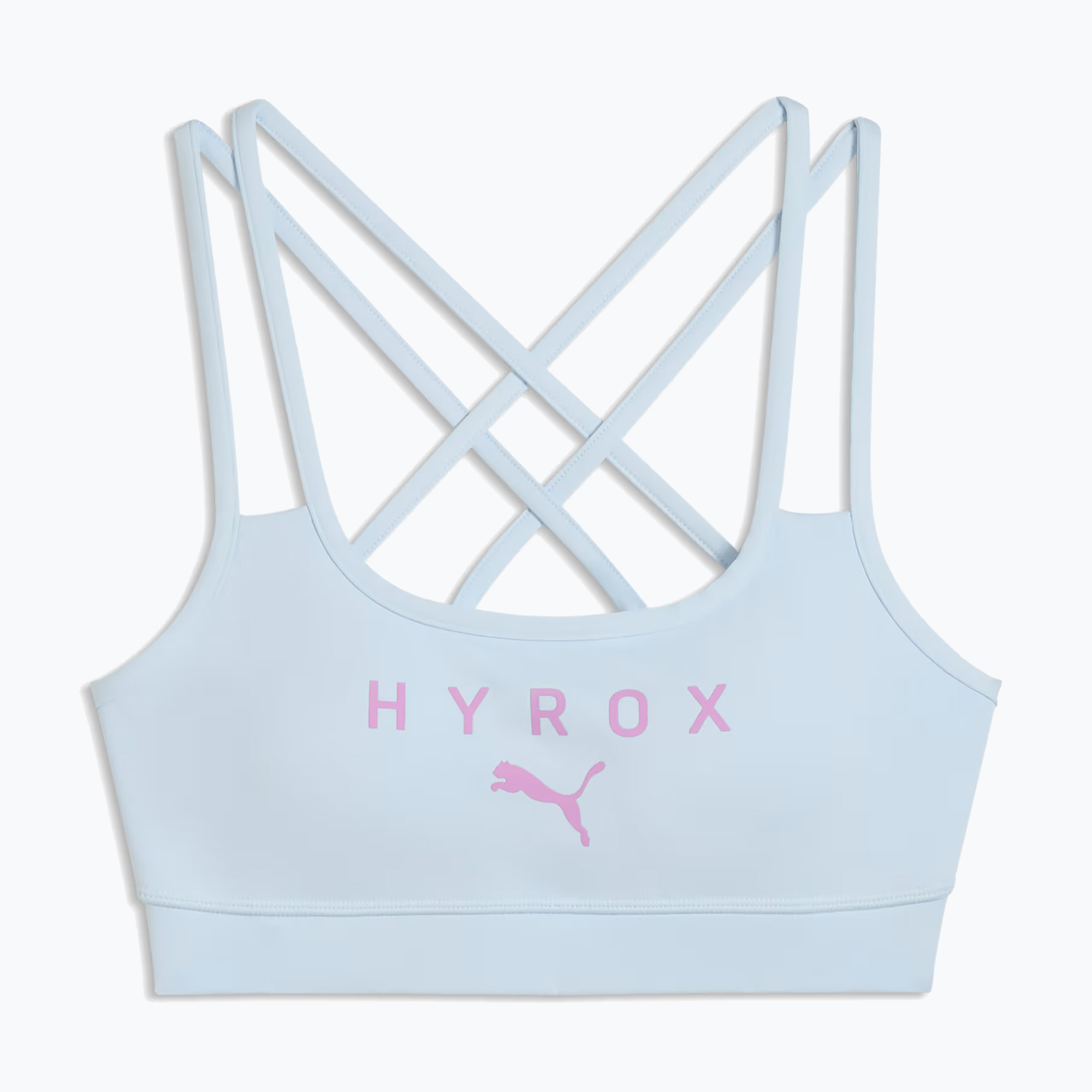 Biustonosz treningowy PUMA Hyrox Move Strappy gray 