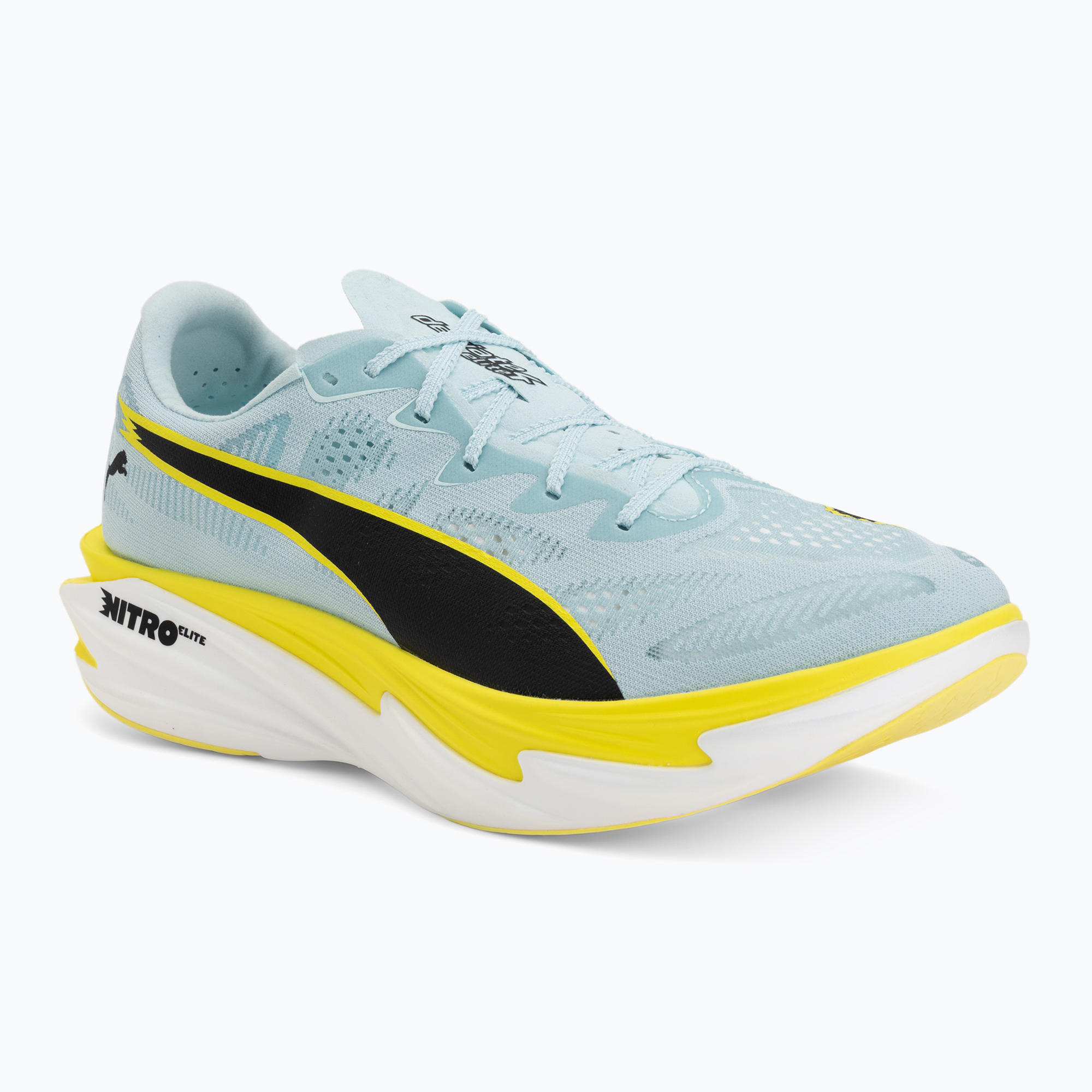 Buty do biegania męskie Puma Deviate Nitro Elite 4 fresh water/lemon crush/puma black 