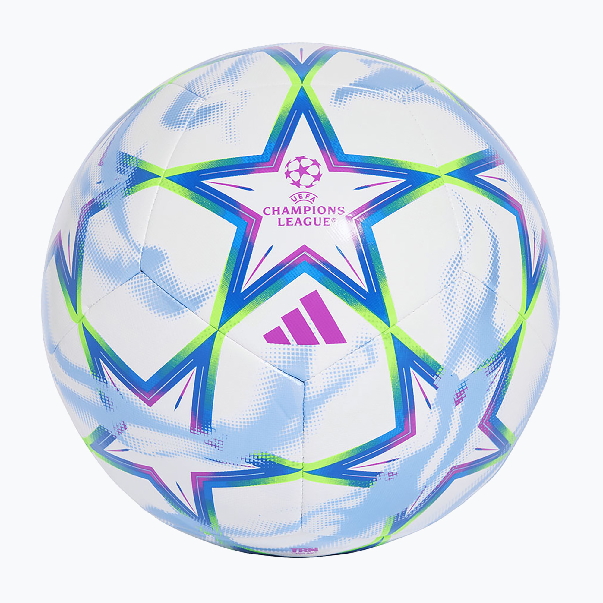 Футболна топка adidas UEFA Champions League Training 26/27 white/purple burst/glory blue