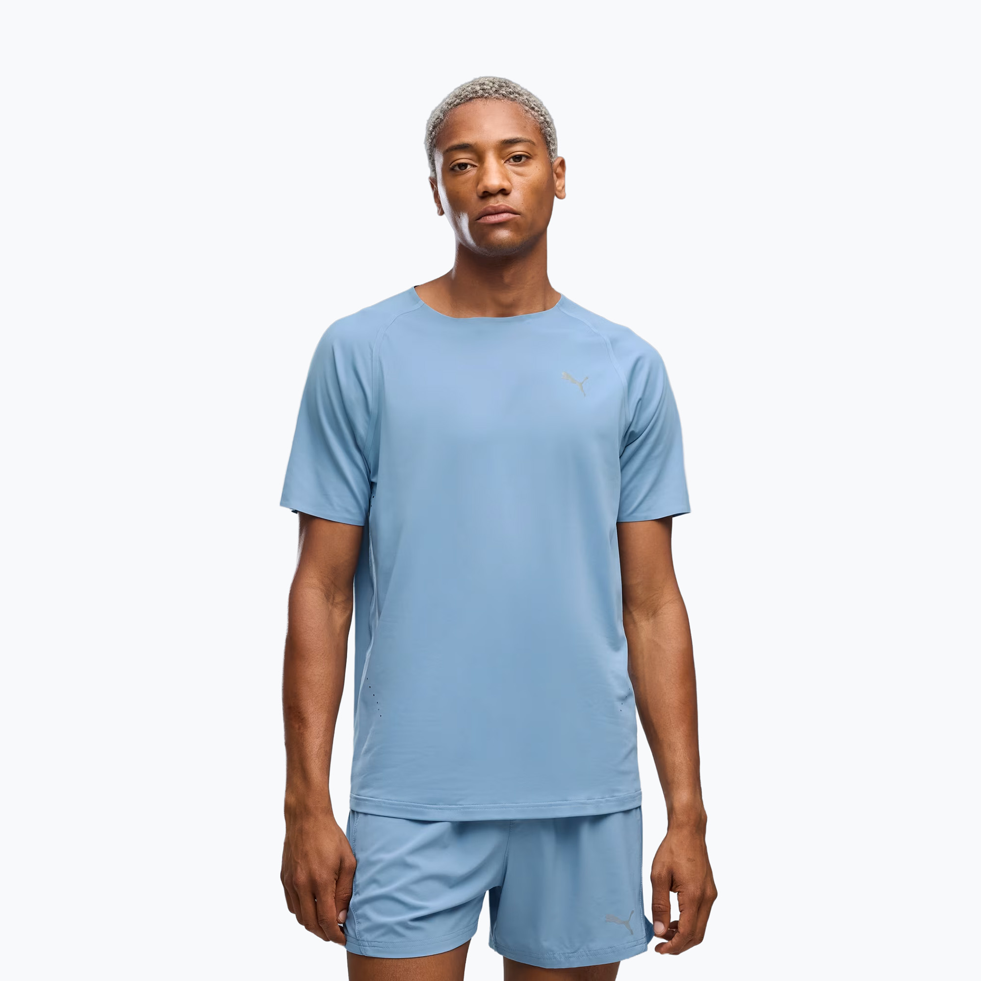 Мъжка тениска за бягане PUMA Run Cloudspun Tee zen blue