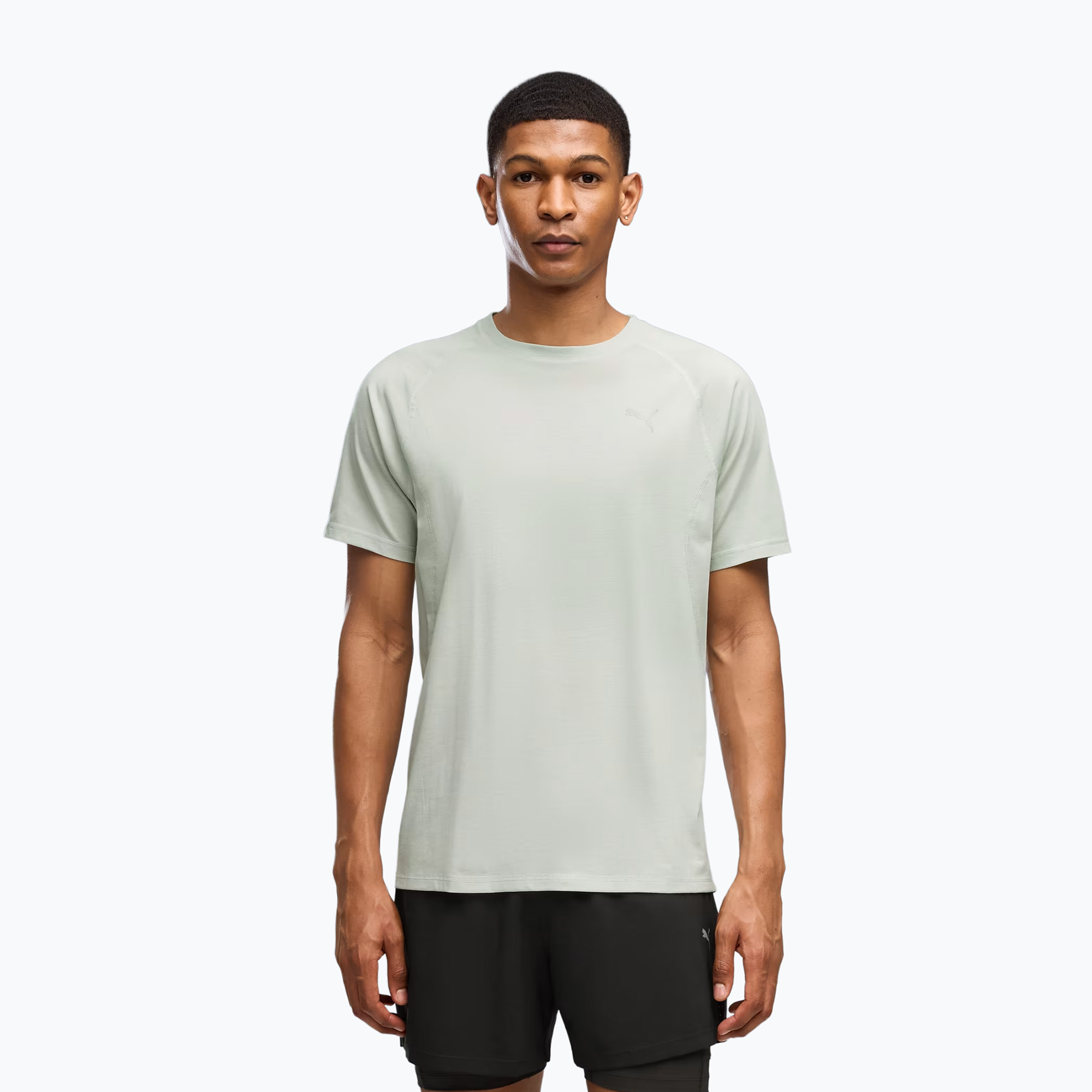 Мъжка тениска за бягане PUMA Run Velocity Tee Tri-Blend creme de mint