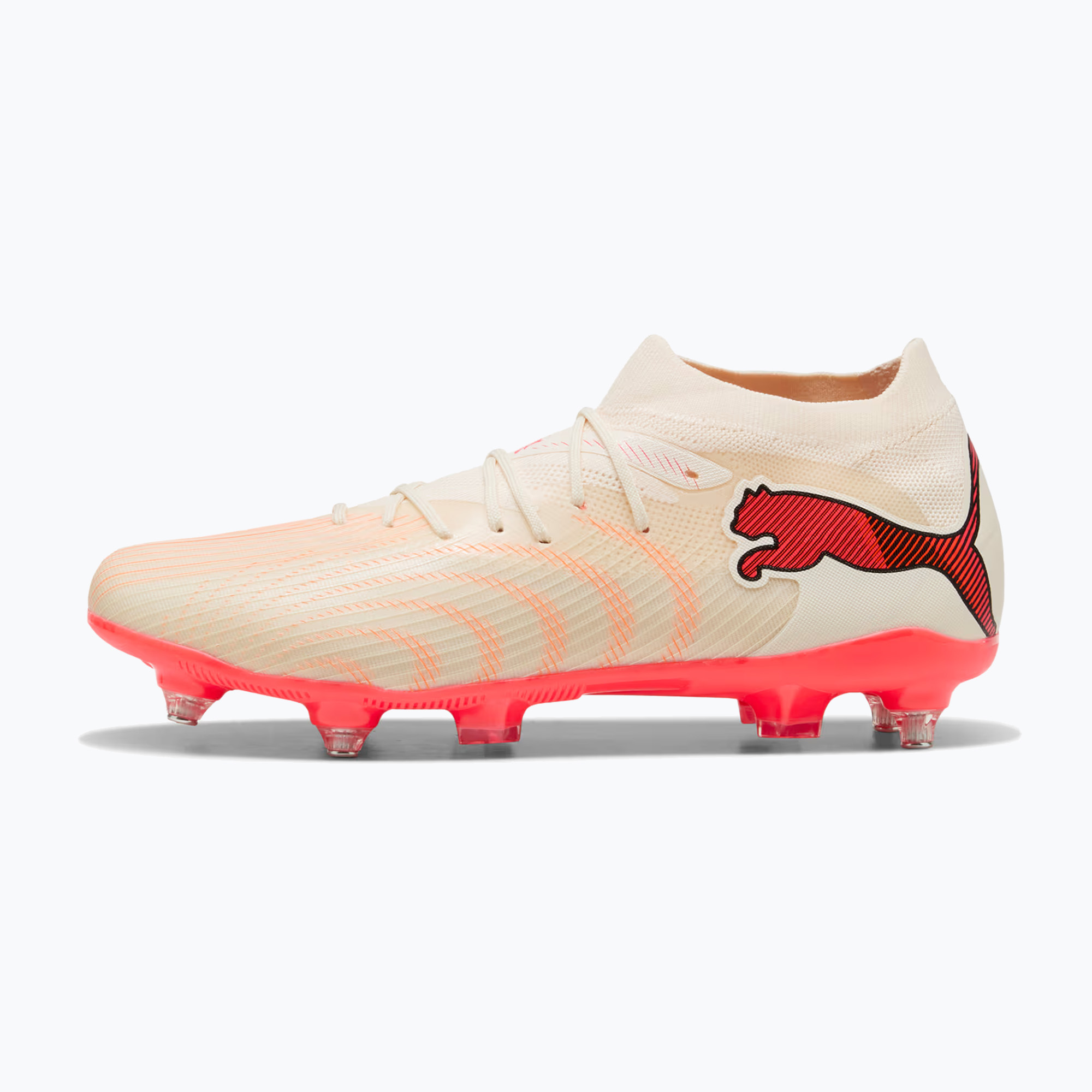 Încățăminte de fotbal PUMA Future 9 Match MxSG sugared almond/puma white/ultra red/puma black