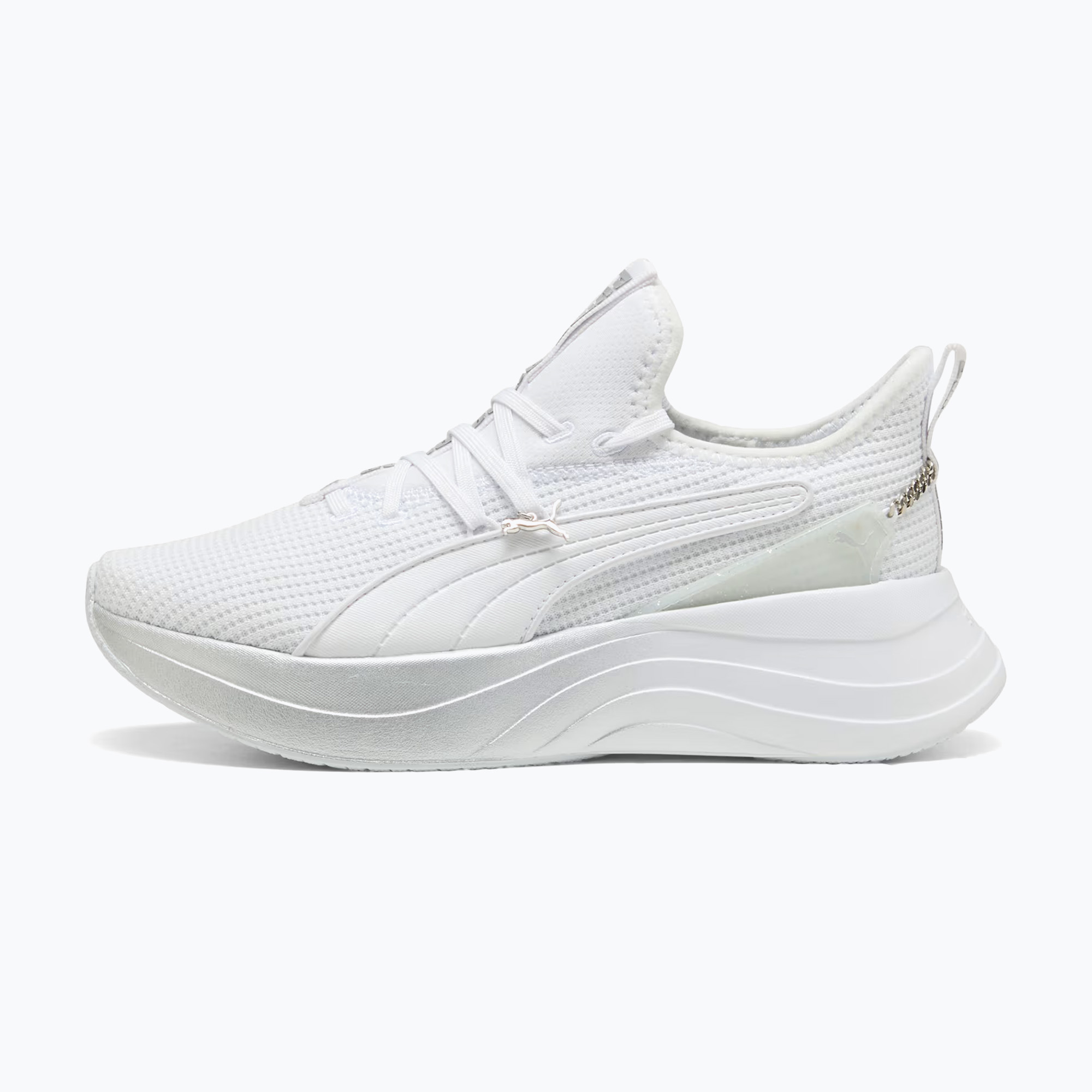 Дамски обувки PUMA Softride Sabrina Polished Chrome puma white/silver mist/puma silver