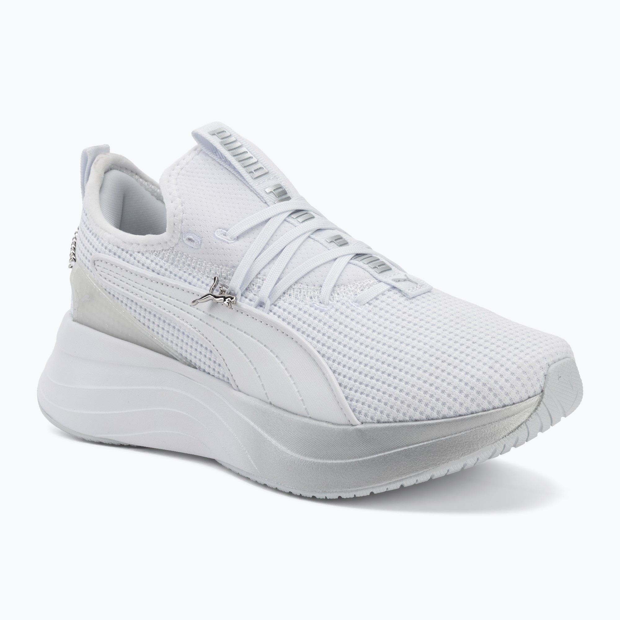 Дамски обувки PUMA Softride Sabrina Polished Chrome puma white/silver mist/puma silver