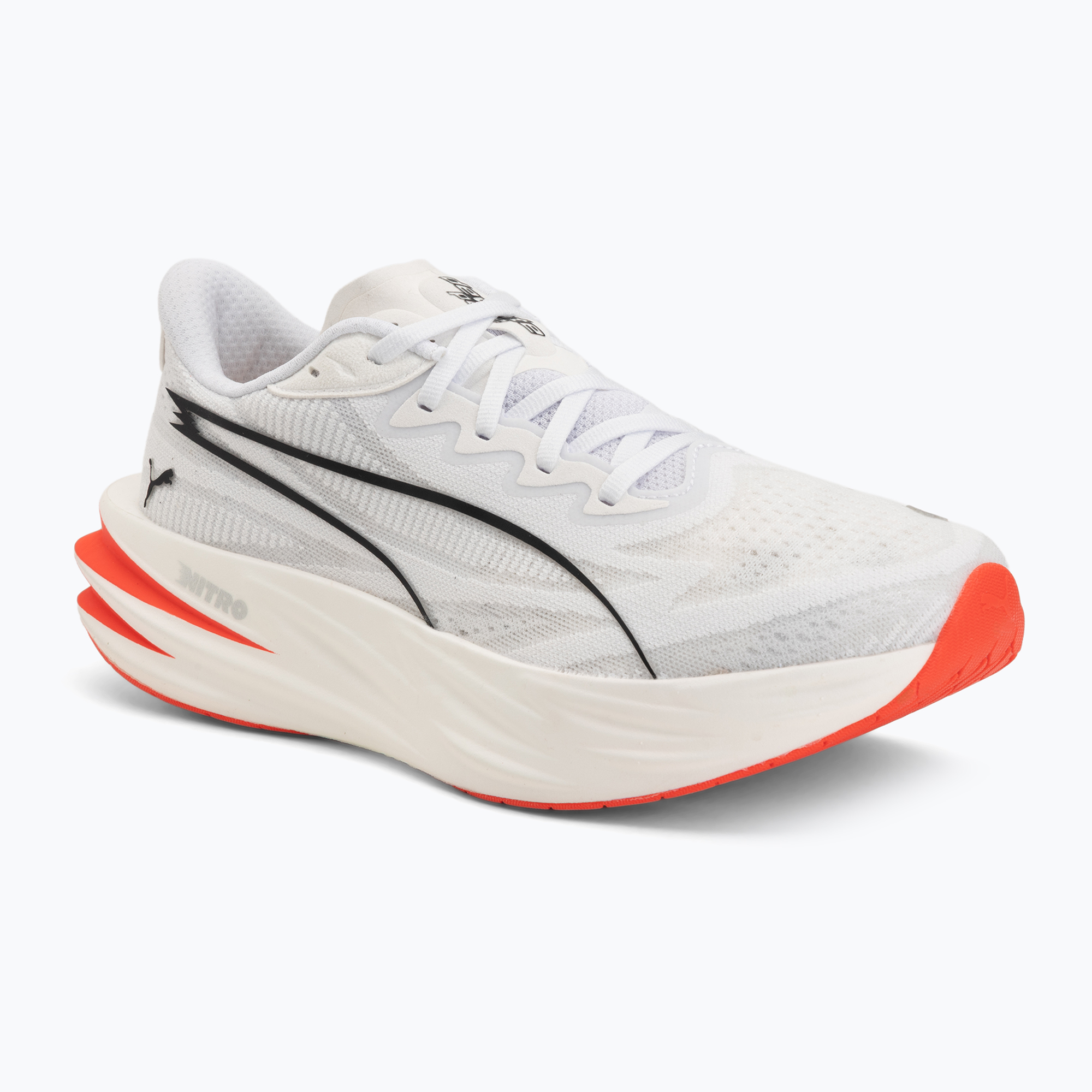 Încălțăminte de alergare pentru femei Puma Deviate Pure Nitro puma white/ultra red