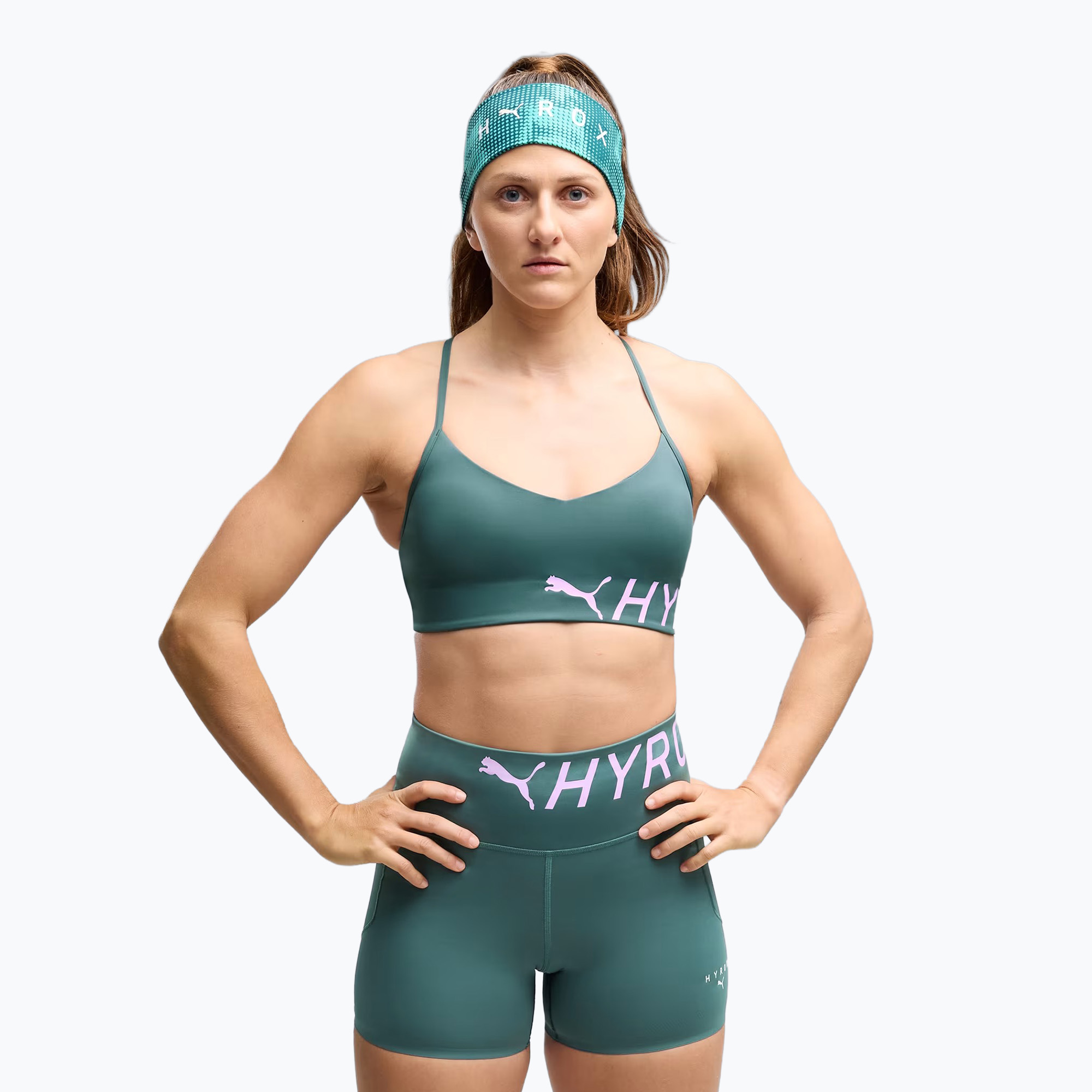 Спортен сутиен  Puma Hyrox Strappy Pwrmode herb garden