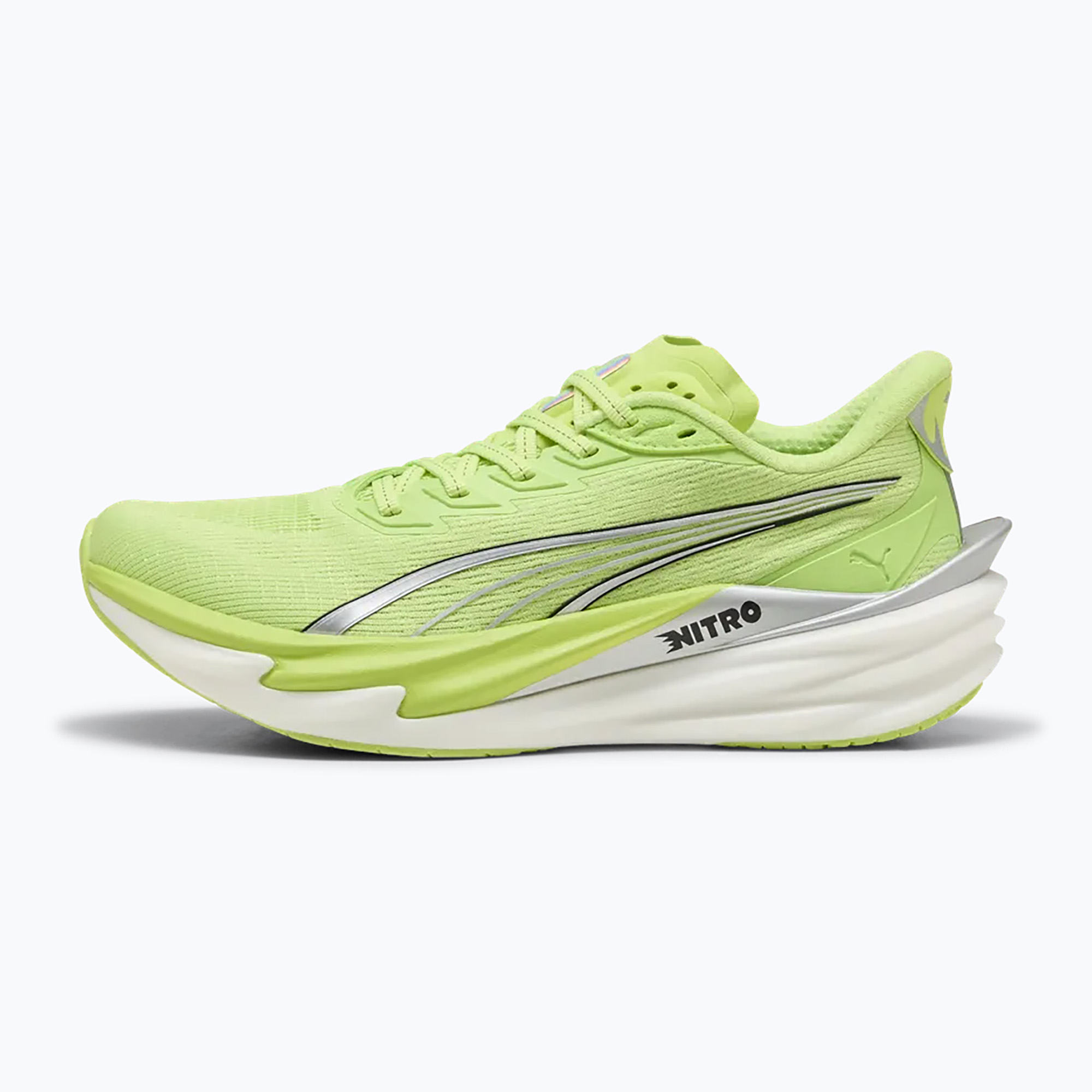 Дамски обувки за бягане PUMA Deviate Nitro 4 sunny lime/puma silver