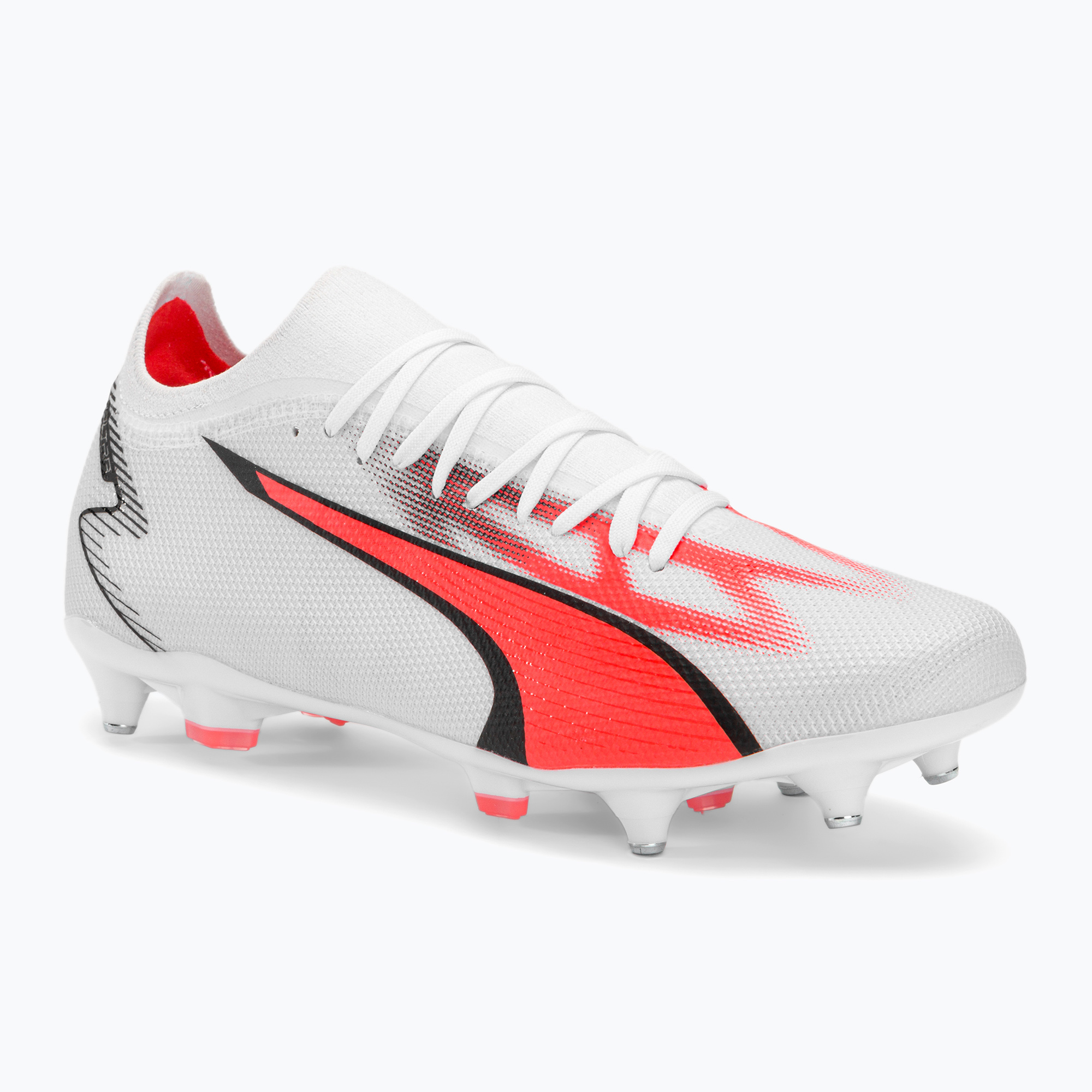 Buty piłkarskie męskie PUMA Ultra Match MXSG puma white/puma black/fire orchid 