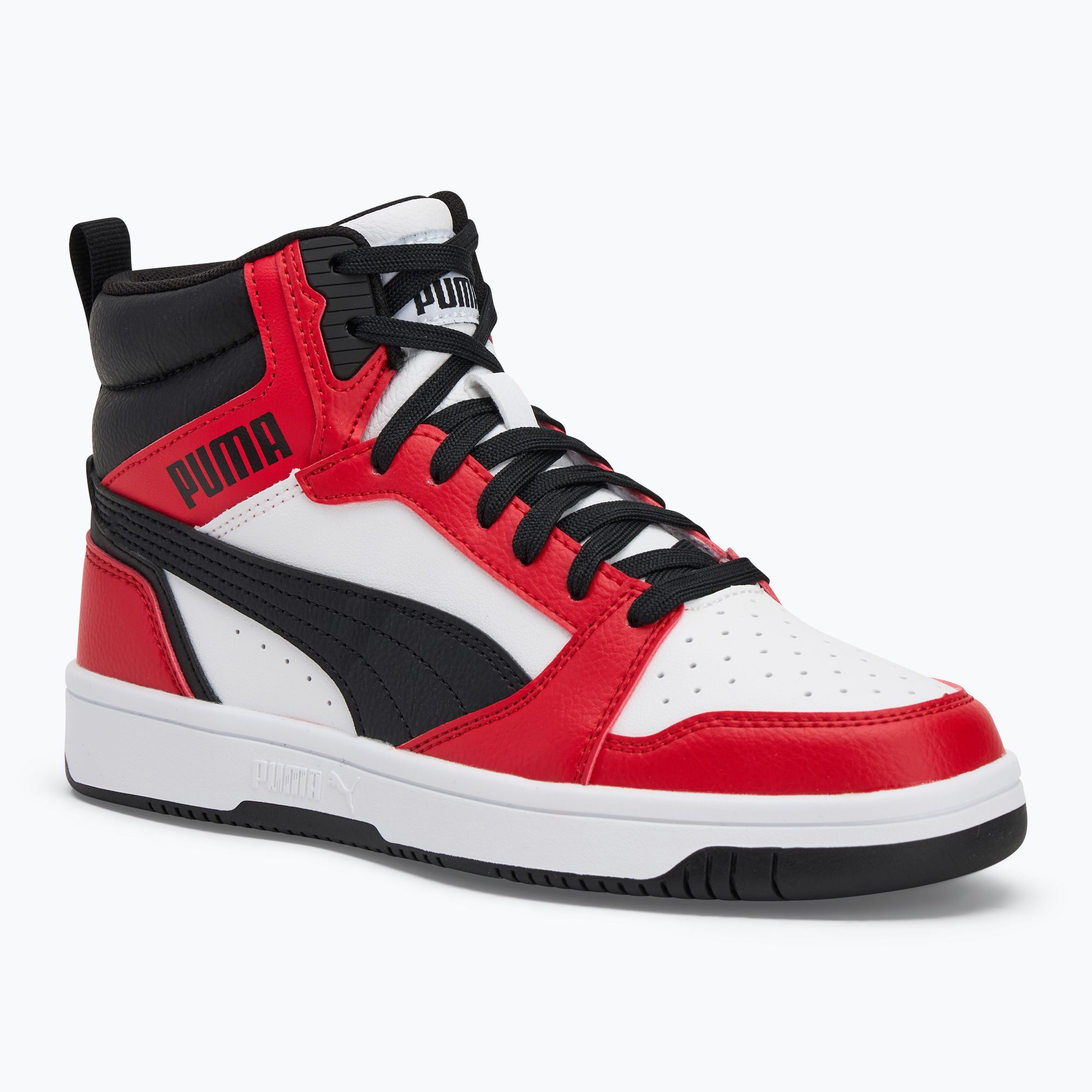 Buty dziecięce PUMA Rebound V6 Mid Jr puma black/strong gray 