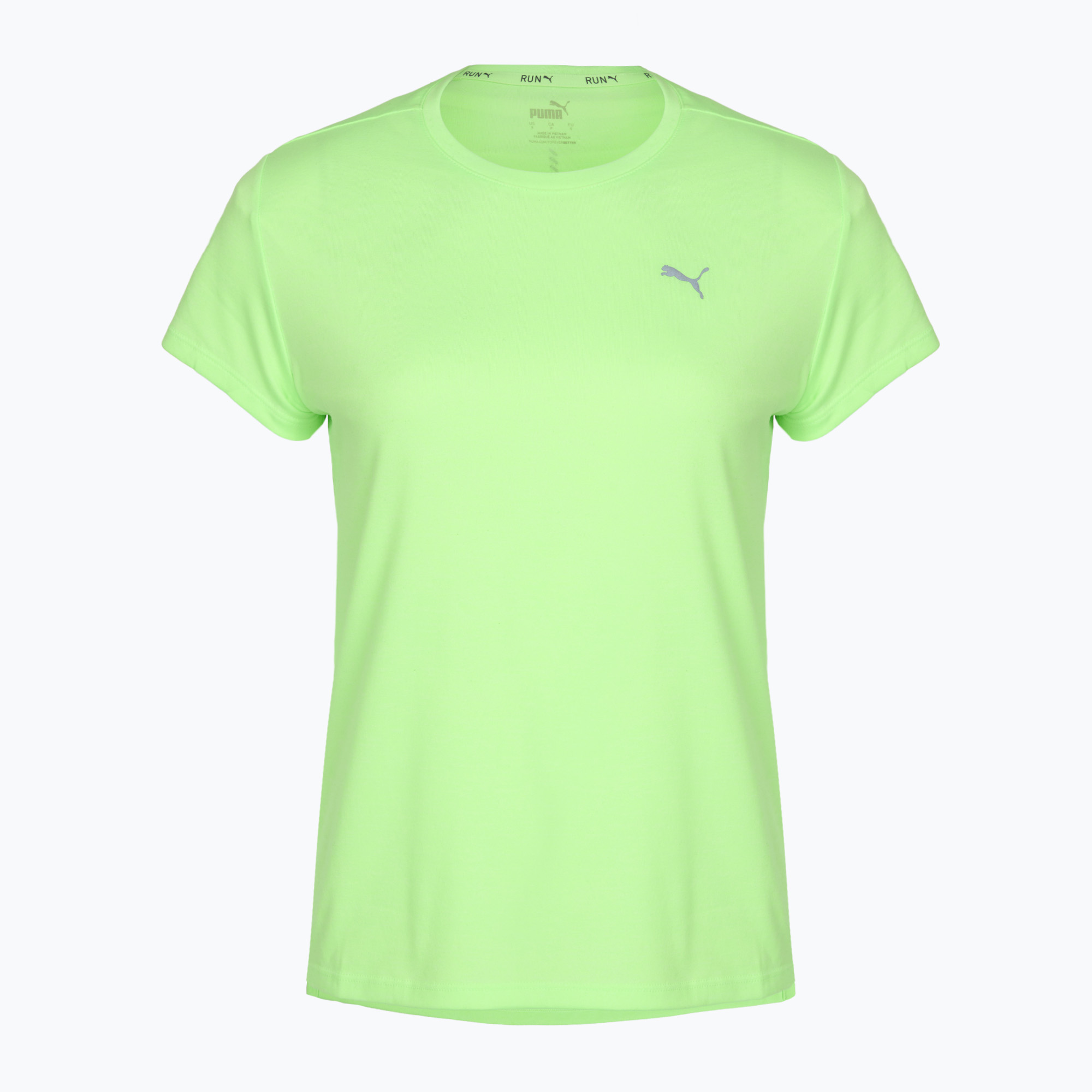 Дамска тениска за бягане PUMA Run Favorite Heather green/neon
