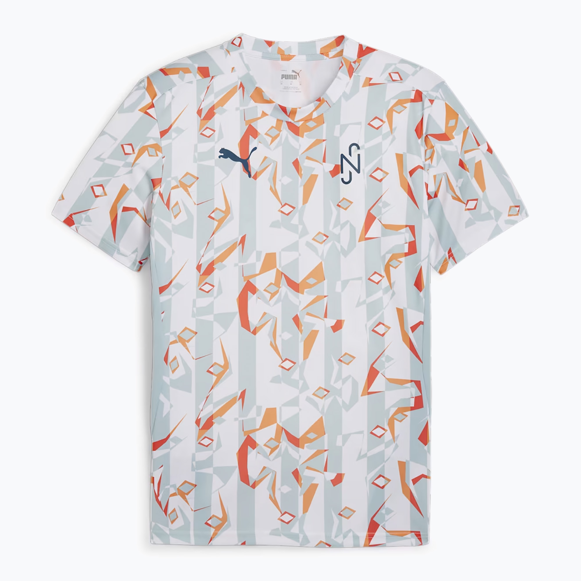 Koszulka piłkarska męska PUMA Neymar JR Creativity Jersey puma white/hot heat 