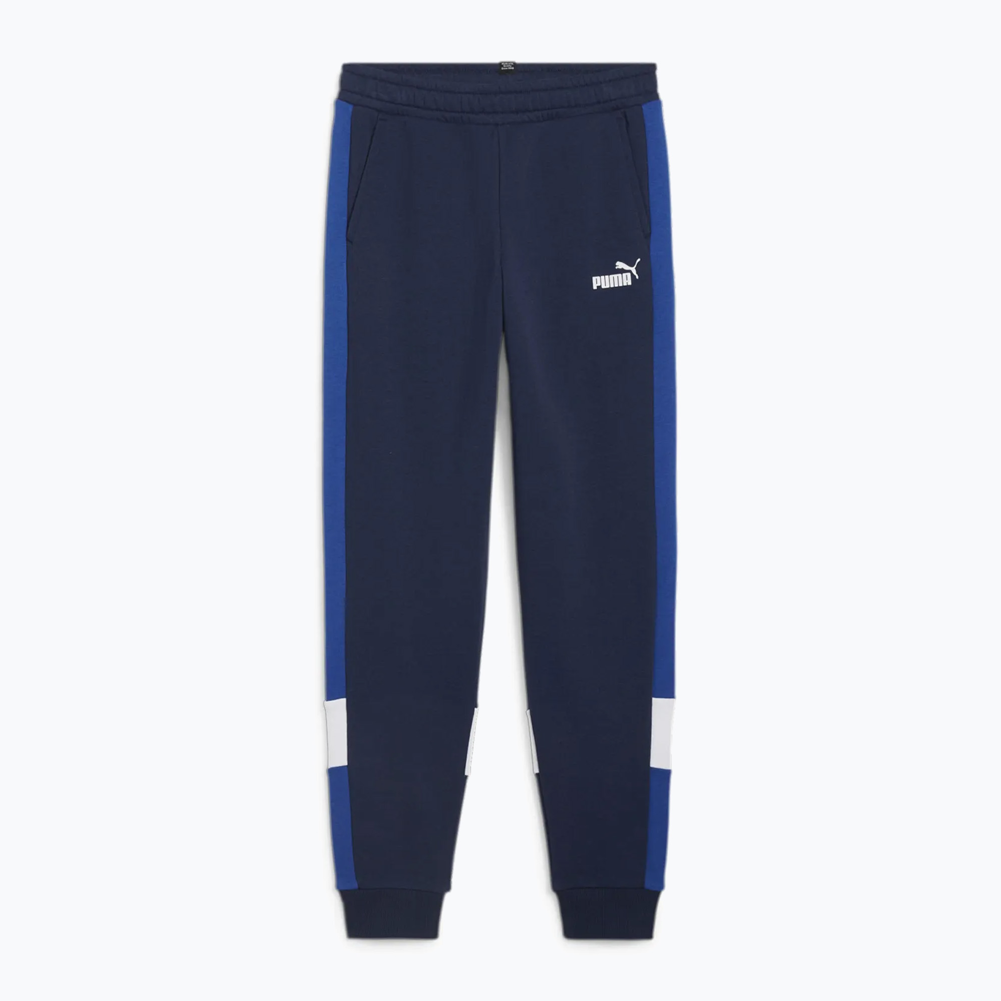 Spodnie dziecięce PUMA ESS Block Sweatpants TR cobalt glaze 