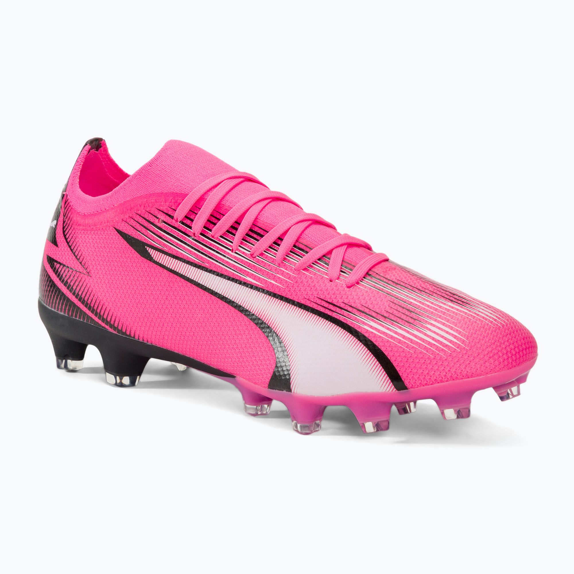 Buty piłkarskie PUMA Ultra Match FG/AG poison pink/puma white/puma black 