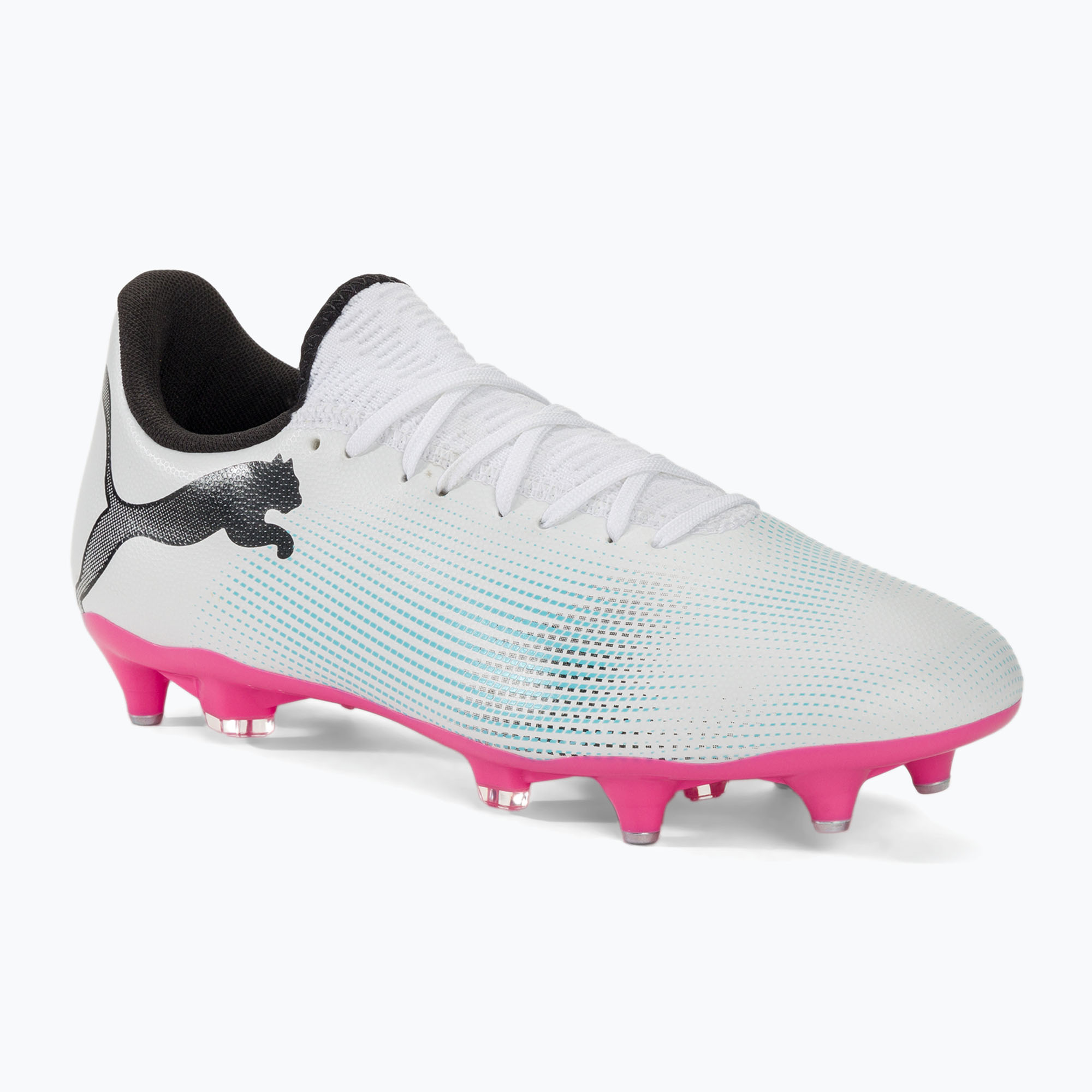 Buty piłkarskie PUMA Future 7 Play MxSG puma white/puma black/poison pink 
