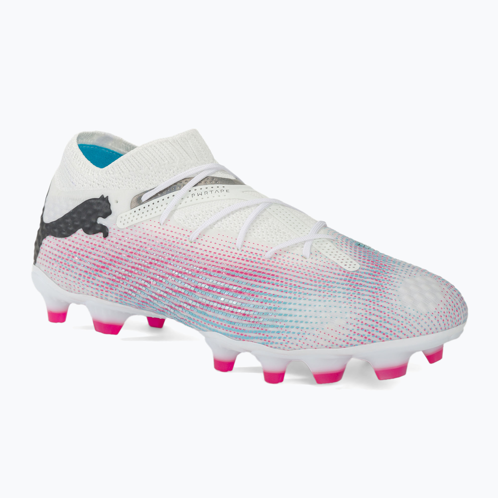 Buty piłkarskie PUMA Future 7 Pro+ FG/AG puma white/puma black/poison pink 