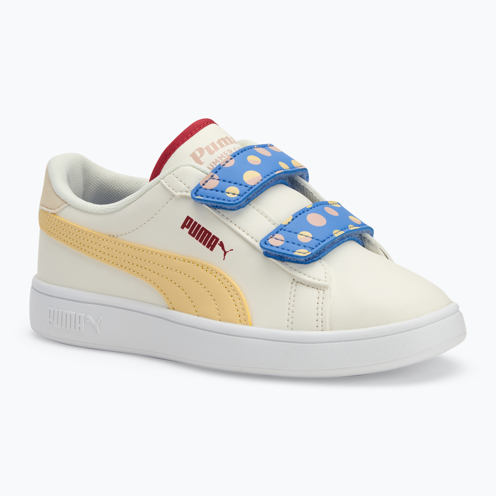 Buty dziecięce PUMA Smash 3.0 Summer Camp V PS warm white/chamomile/puma white 