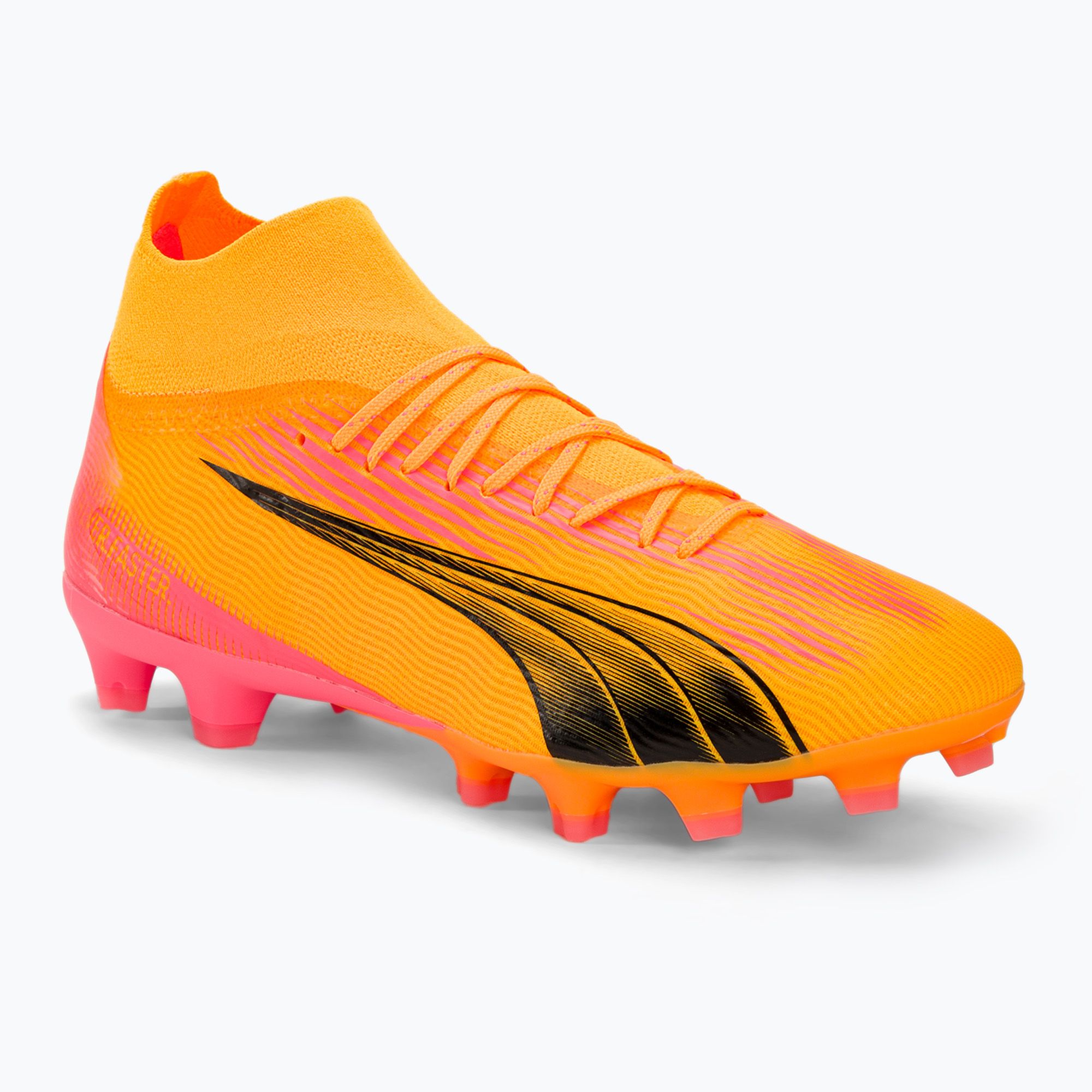 Buty piłkarskie PUMA Ultra Pro FG/AG sunset glow/puma black/sun stream 