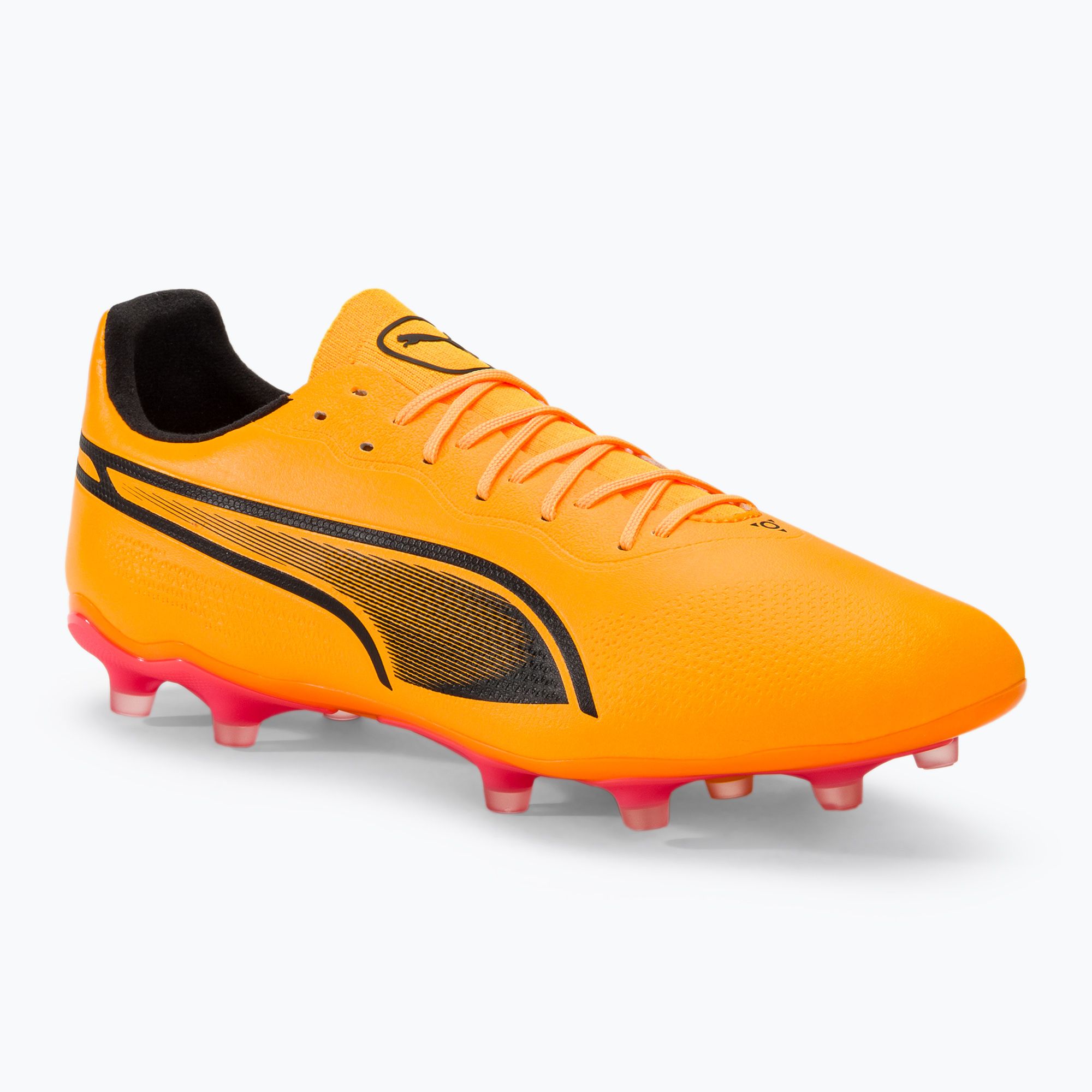 Buty piłkarskie PUMA King Pro Fg/Ag sun stream/puma black/sunset glow 