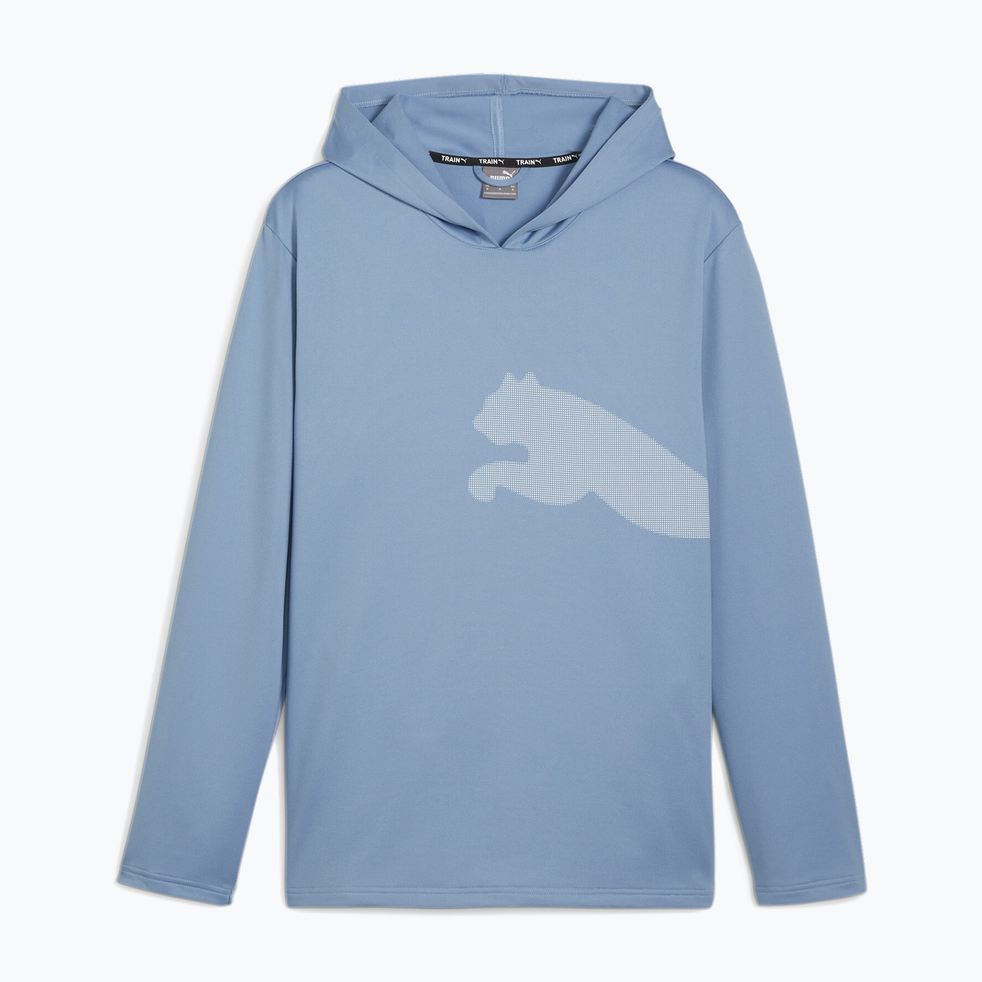 Bluza męska PUMA Train All Day Big Cat Hoodie zen blue 