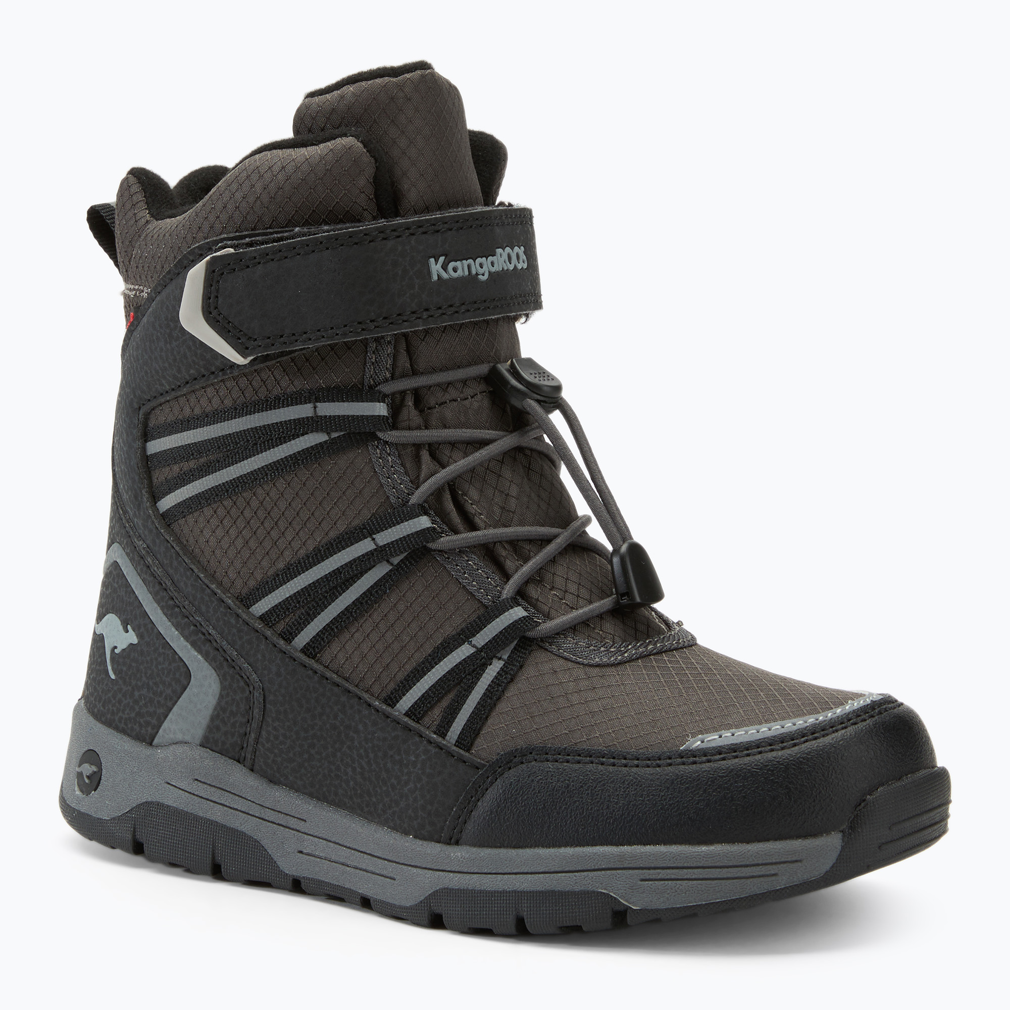 Śniegowce juniorskie KangaROOS K-MJ Eldora EV RTX jet black/steel grey 