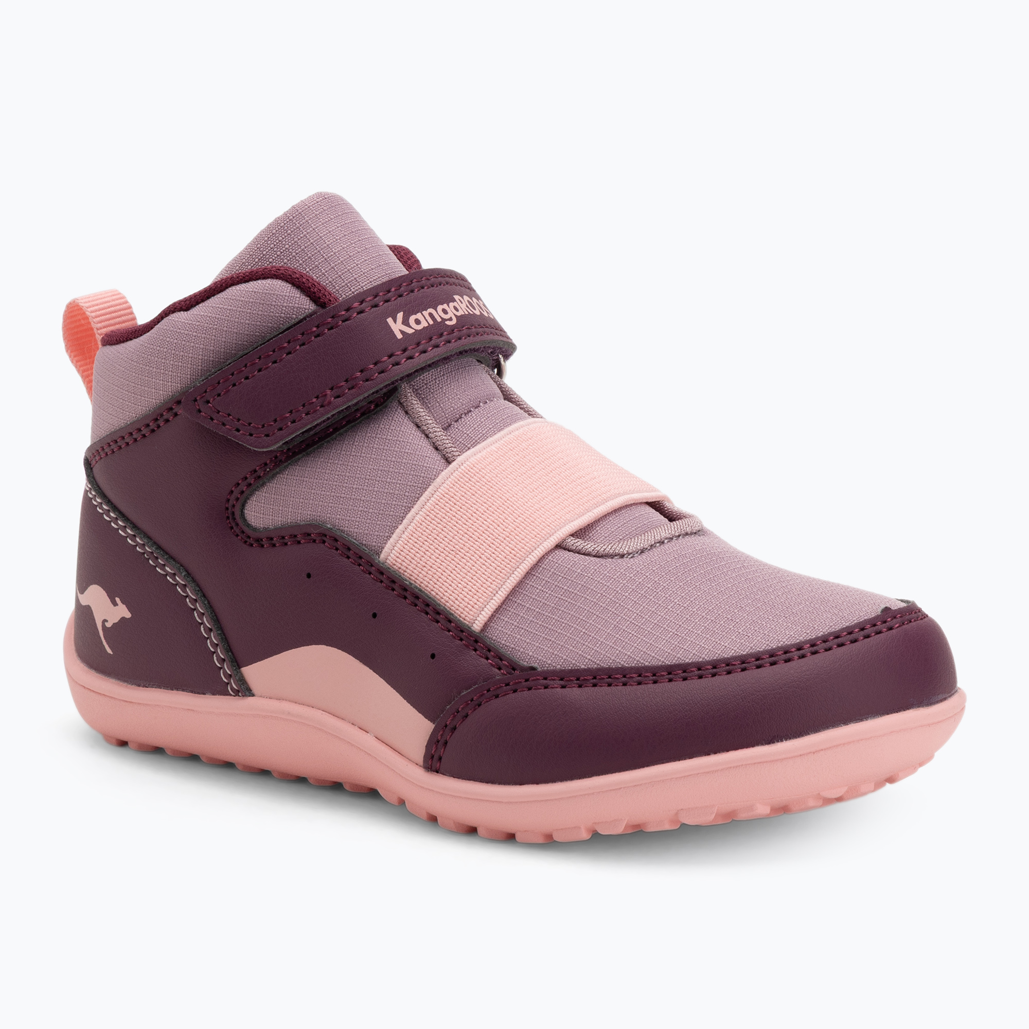 Buty dziecięce KangaROOS K-BFI Peppy EV blackberry/daisy pink 