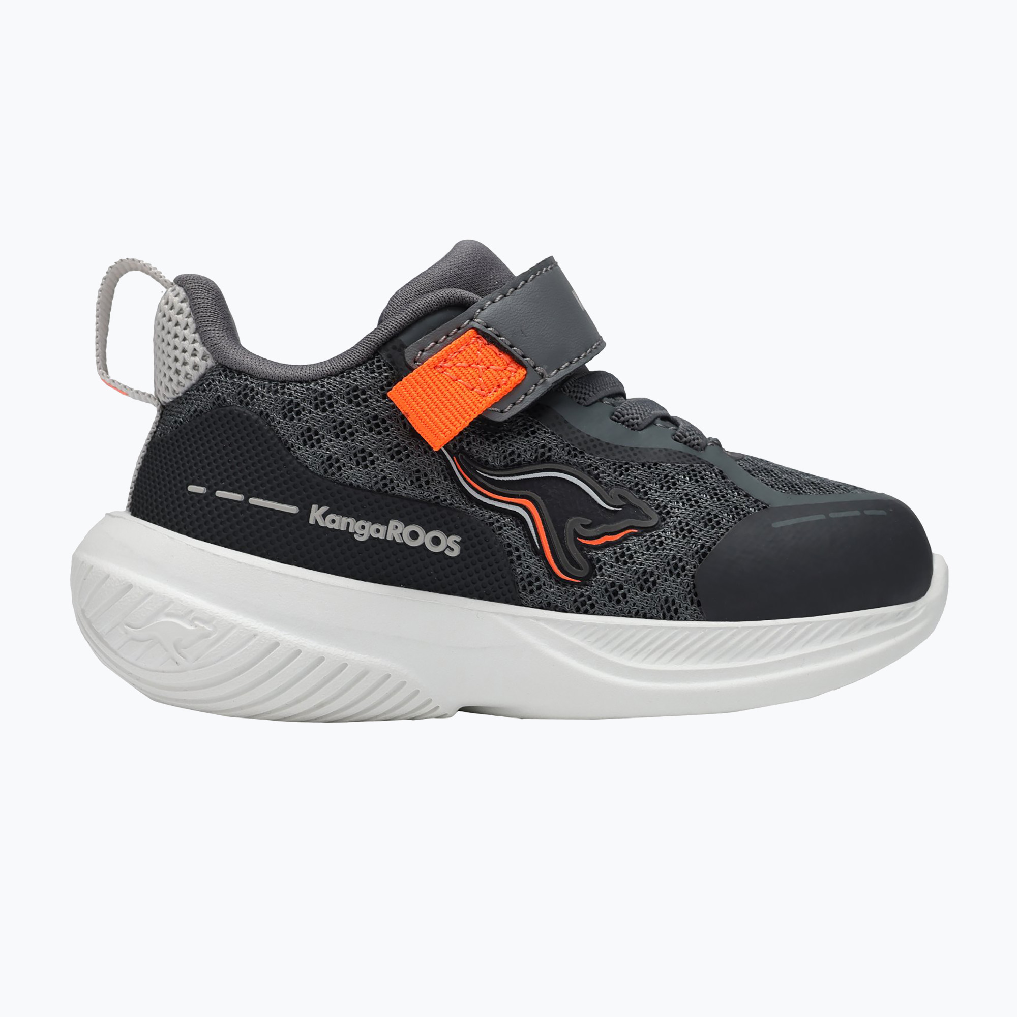 Buty dziecięce KangaROOS K-RDI Pebble EV steel grey/neon orange 