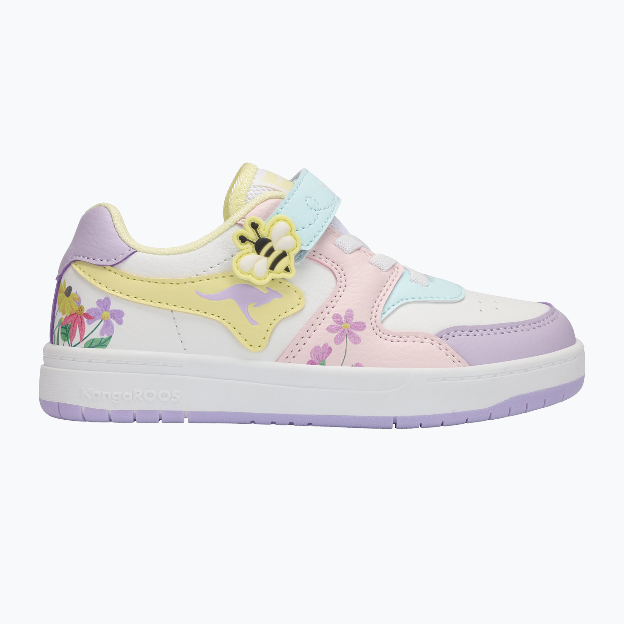 Buty dziecięce KangaROOS K-CP Fair EV lavender/bee happy 