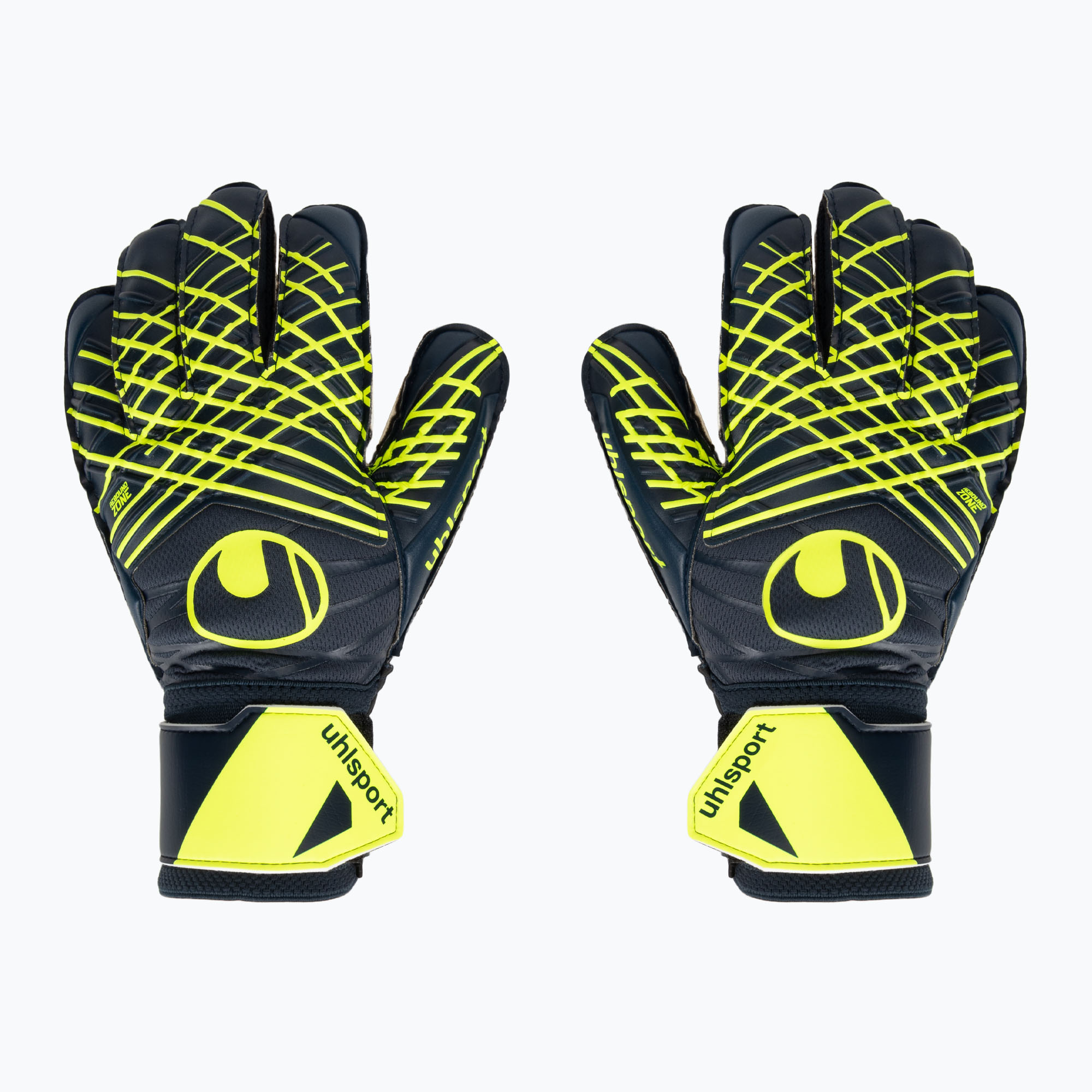 Rękawice bramkarskie uhlsport Prediction Soft Pro black/white/fluo orange 