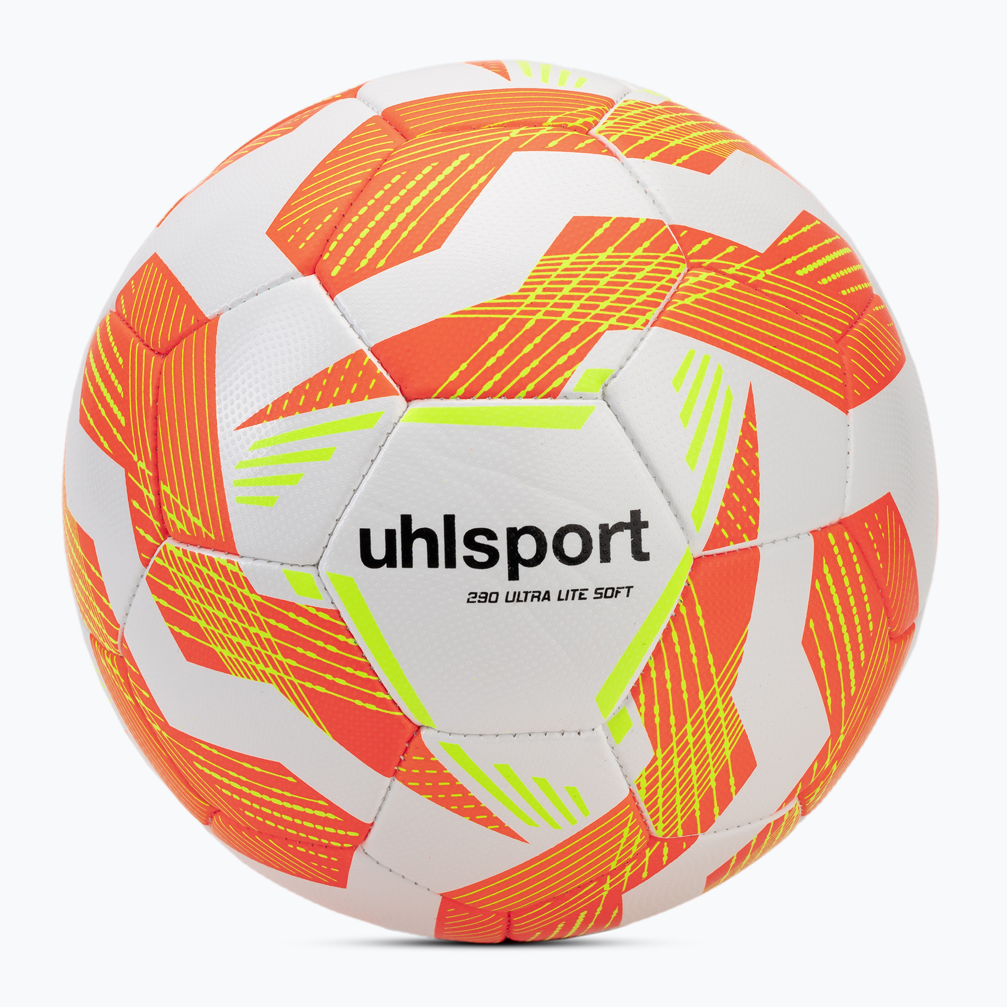 Футбол uhlsport Ultra Lite Soft 290 white/fluo orange/fluo yellow размер 3