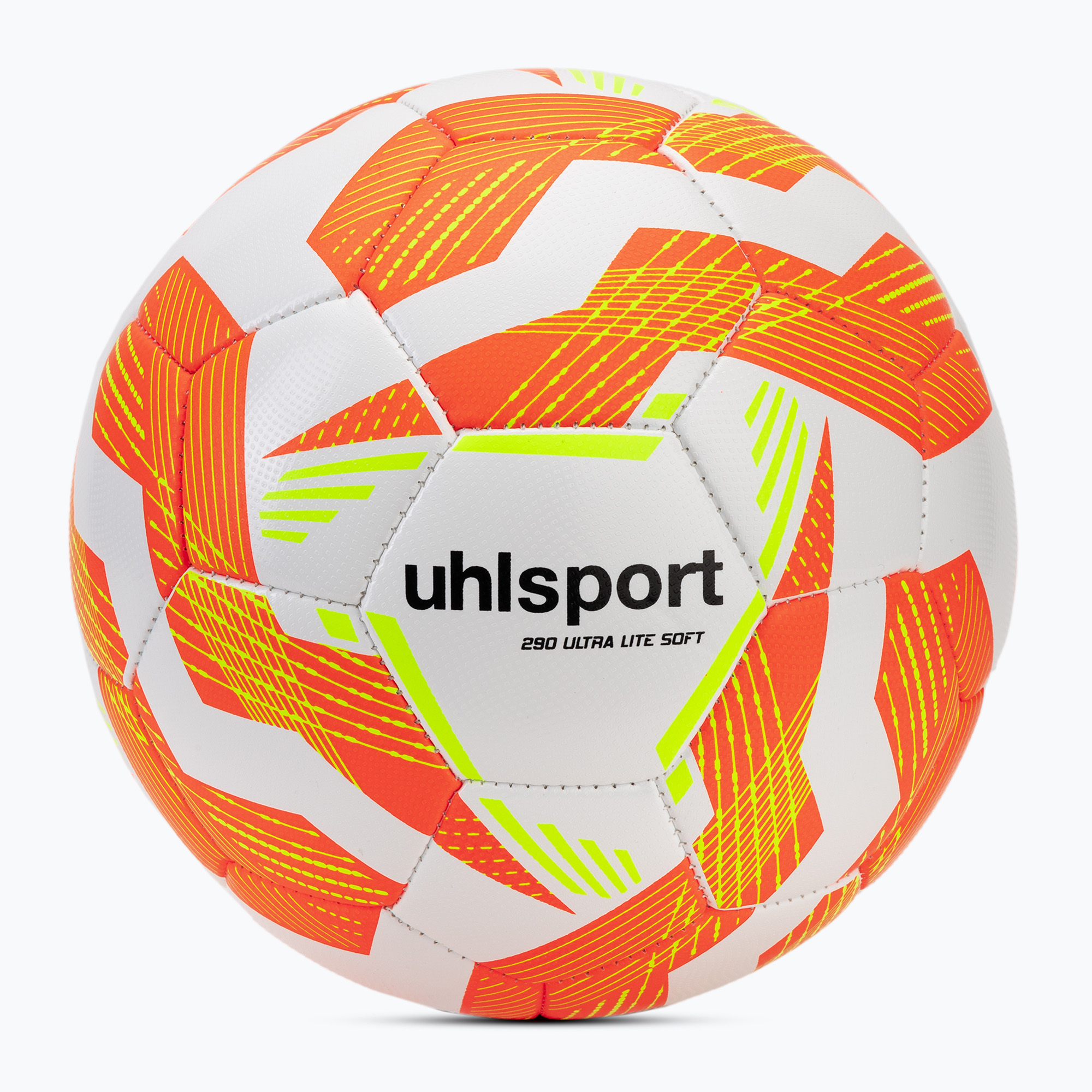 Футбол uhlsport Ultra Lite Soft 290 white/fluo orange/fluo yellow размер 4