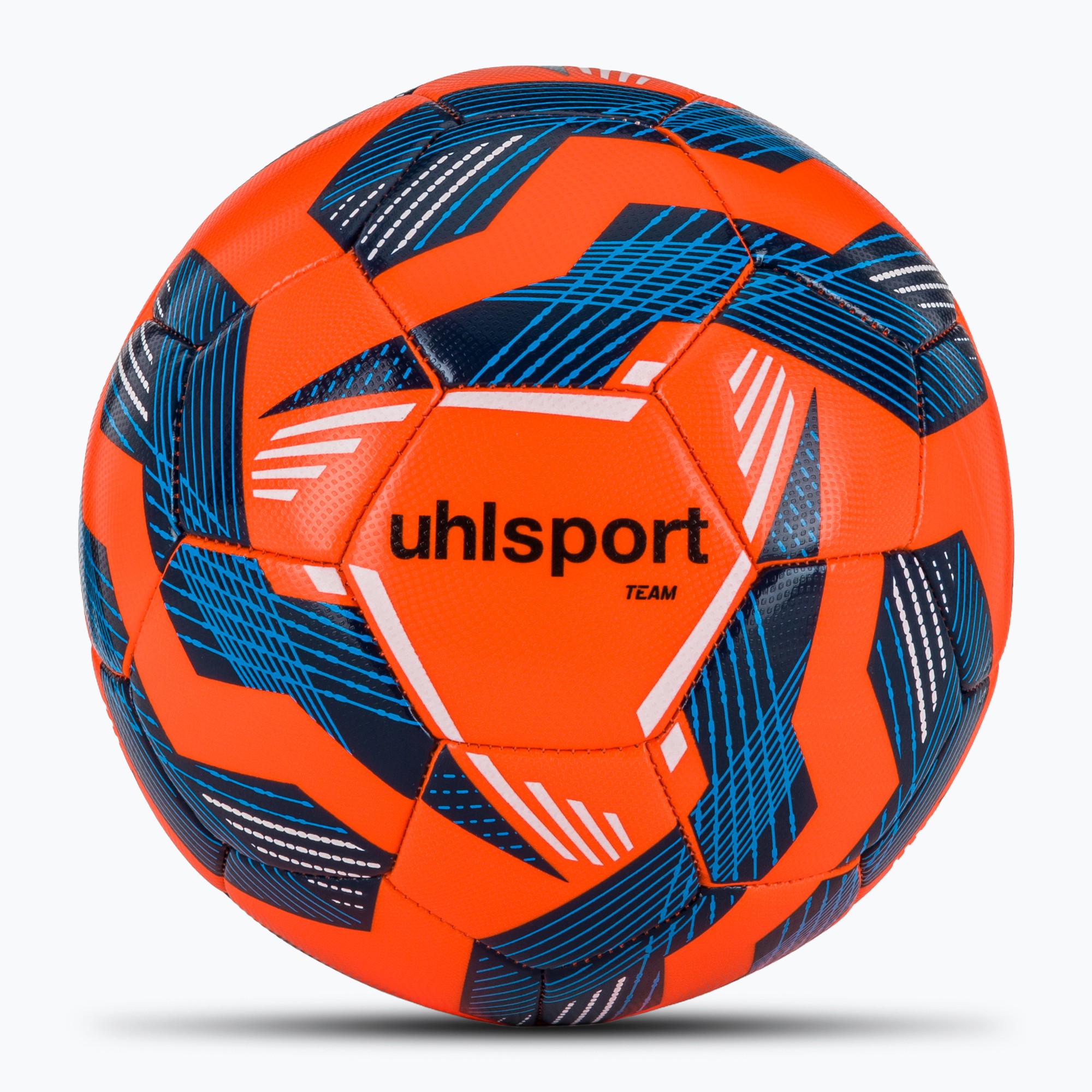 Futbalová lopta uhlsport Team fluo orange/navy/white veľkosť 5