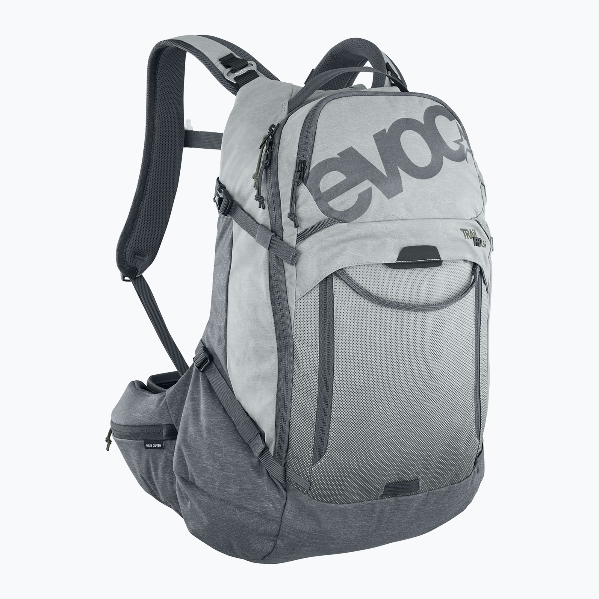 EVOC Trail Pro 26 l kő/karbon szürke kerékpáros hátizsák (Trail Pro 26 100117137)