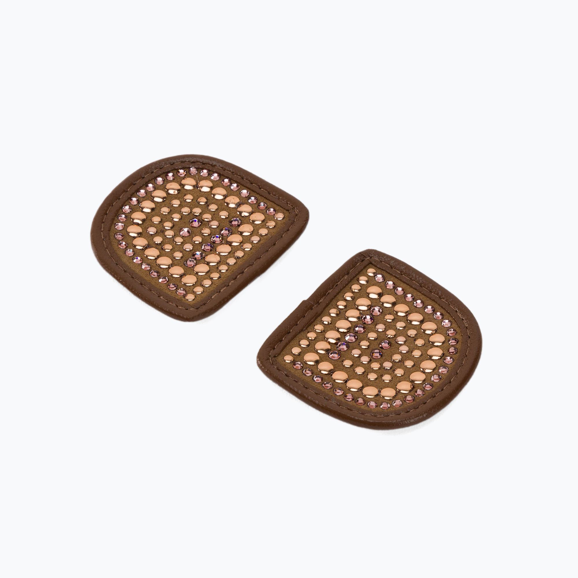 HaukeSchmidt Magic Tack Patches Square hnedé záplaty na jazdecké rukavice 0111-399-44 (Magic Tack Patches Square 0111-399-44)