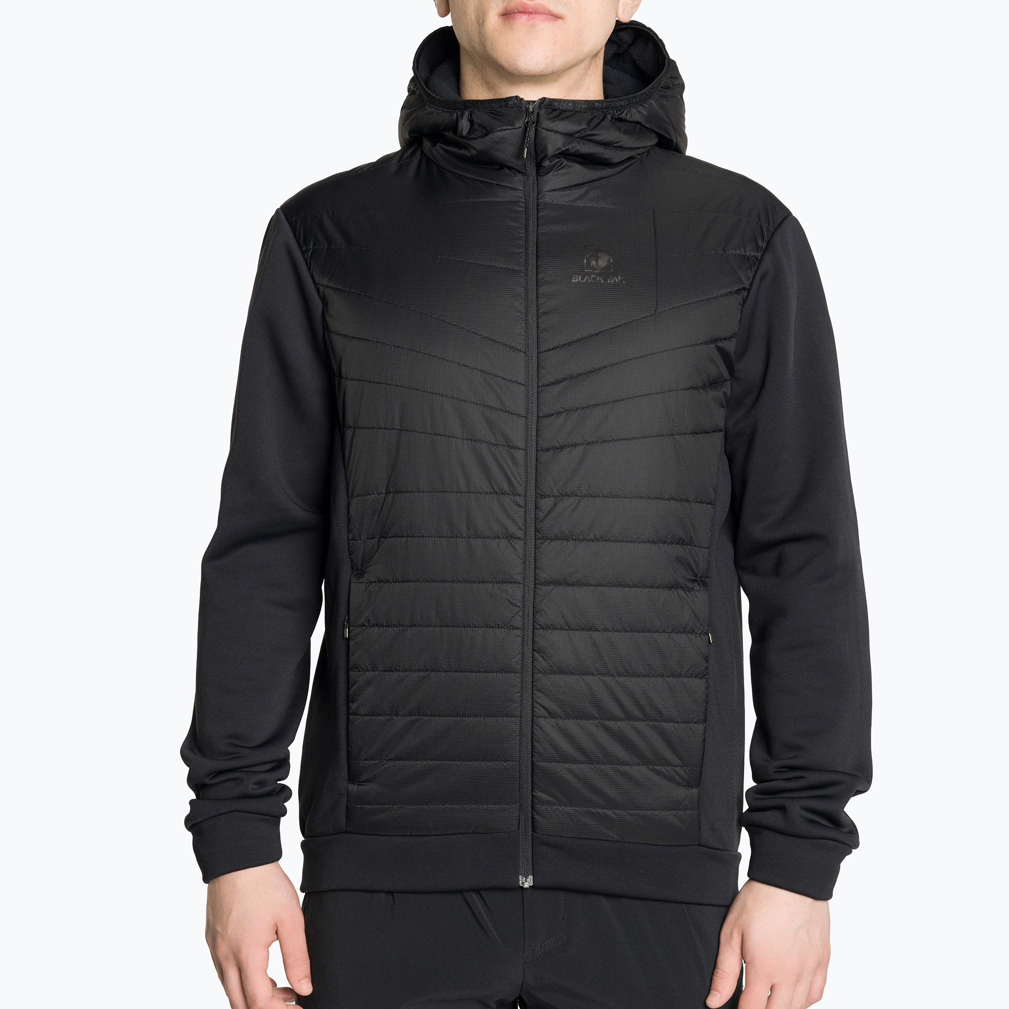 Kurtka hybrydowa męska BLACKYAK Burlina Hoody black beauty 