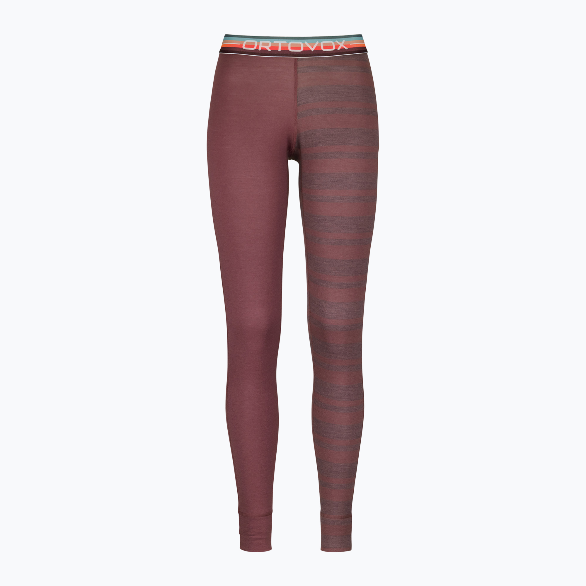 Pantaloni termoactivi pentru femei ORTOVOX 185 Rock'N'Wool Long mounatin rose (185 Rock'N'Wool Long 8416400034)