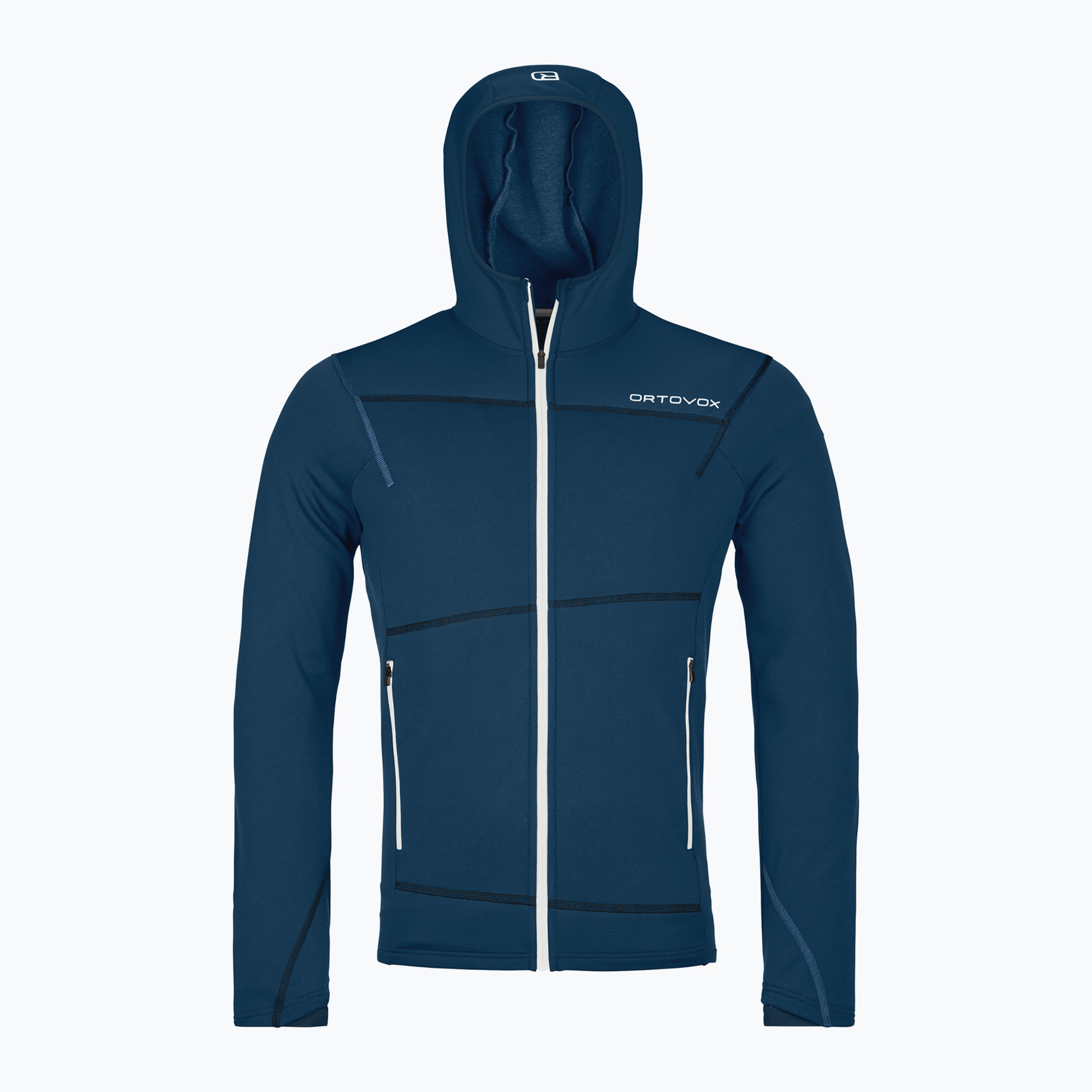 Bluza męska ORTOVOX Fleece Light Hoody deep ocean 