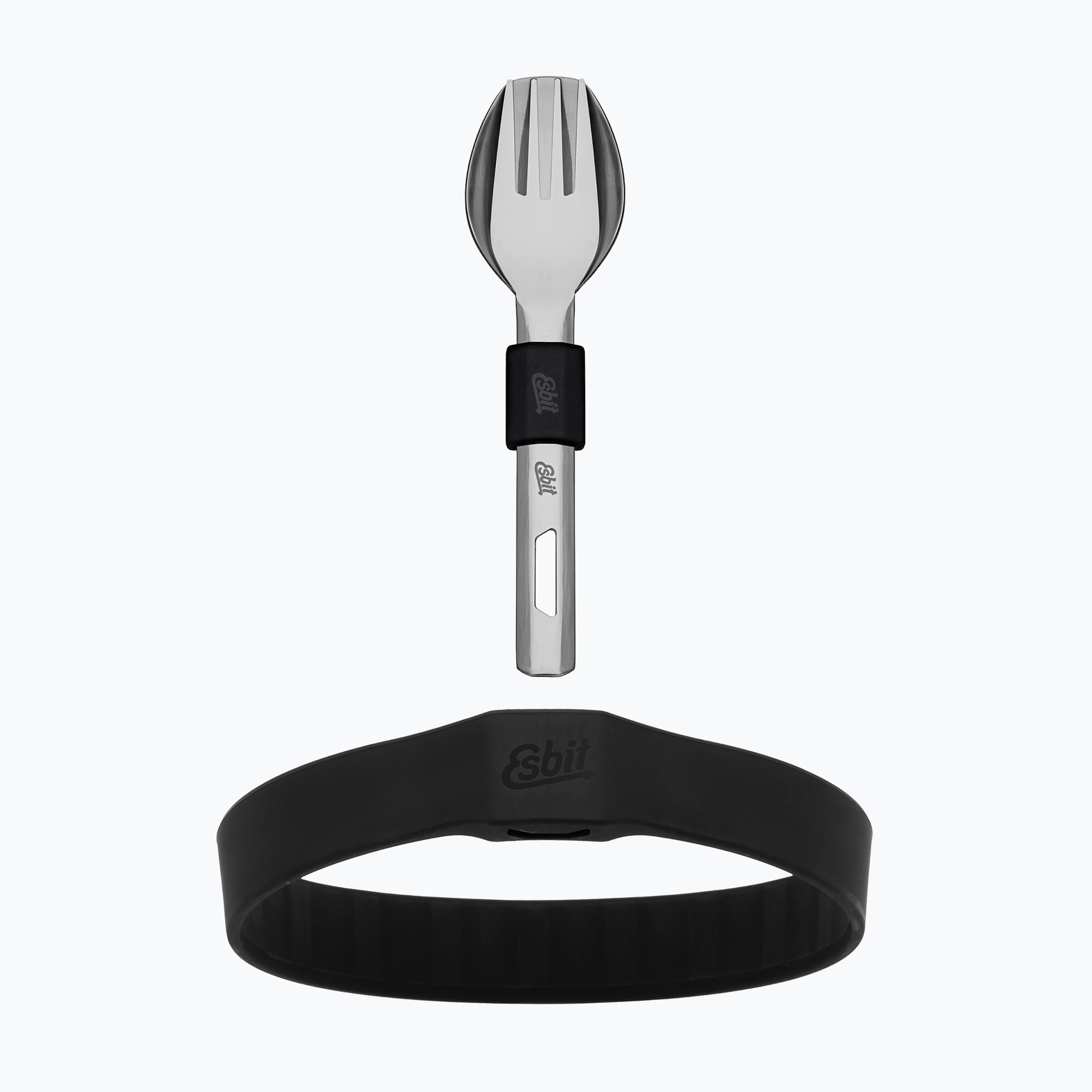 Прибори за хранене Esbit Food Jug Silicone Band black