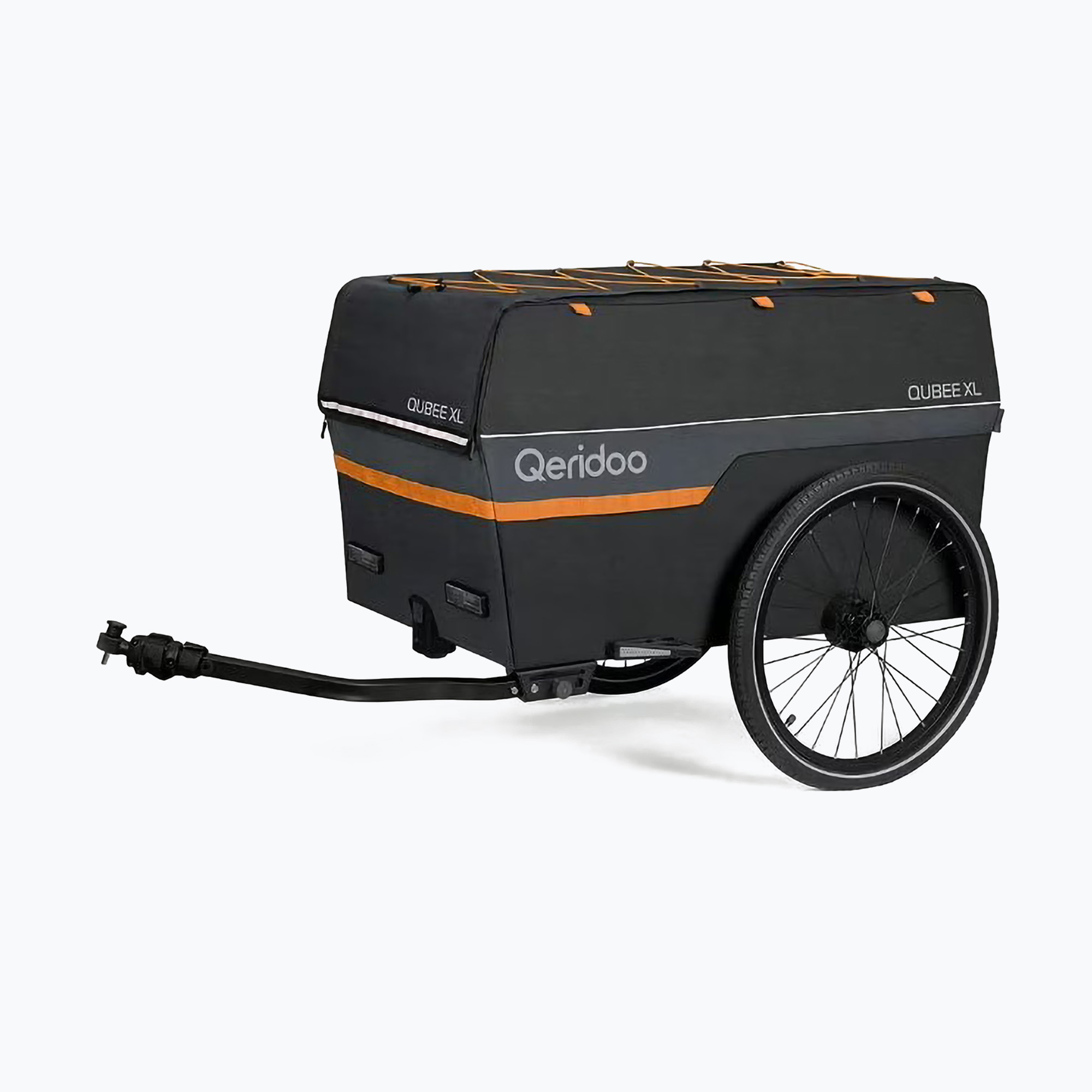 Ремарке за велосипед Qeridoo Qubee XL сиво