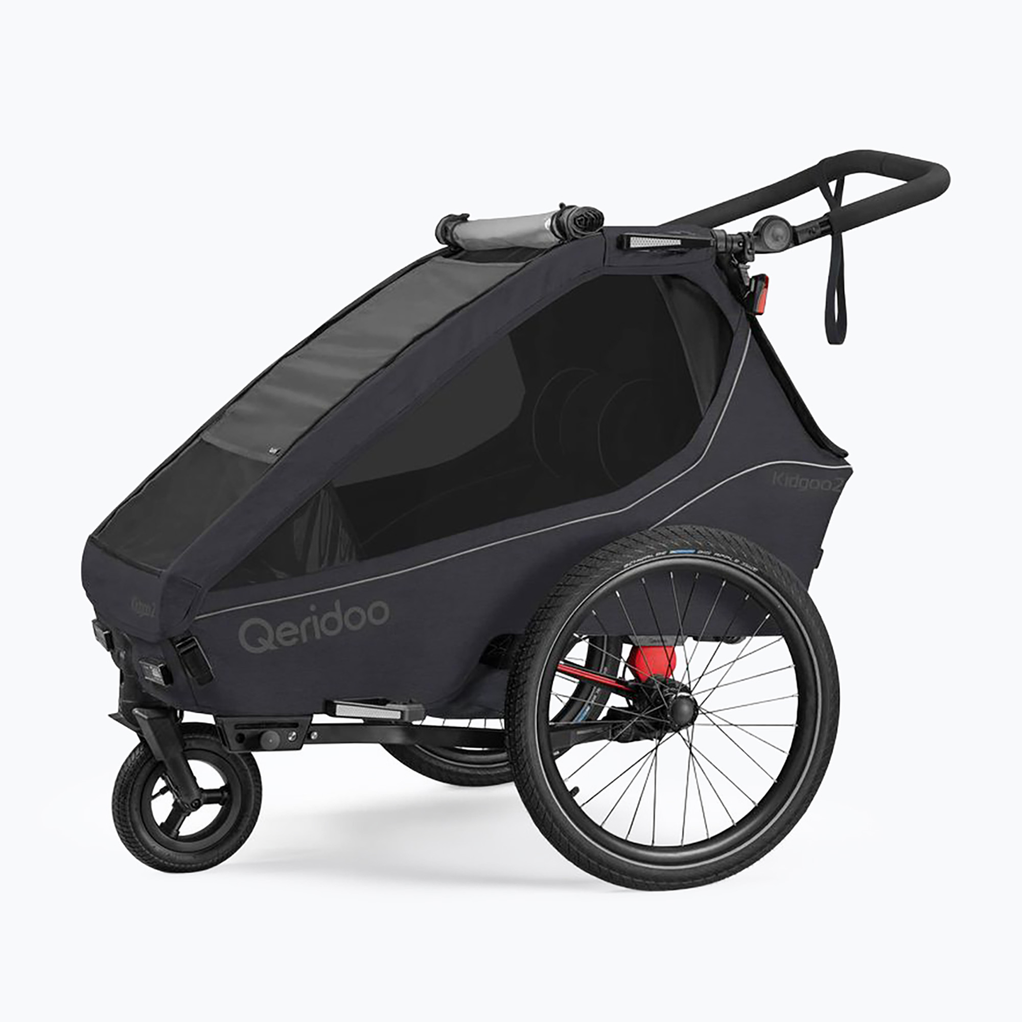 Велосипедно ремарке  Qeridoo Kidgoo 2 phantom grey