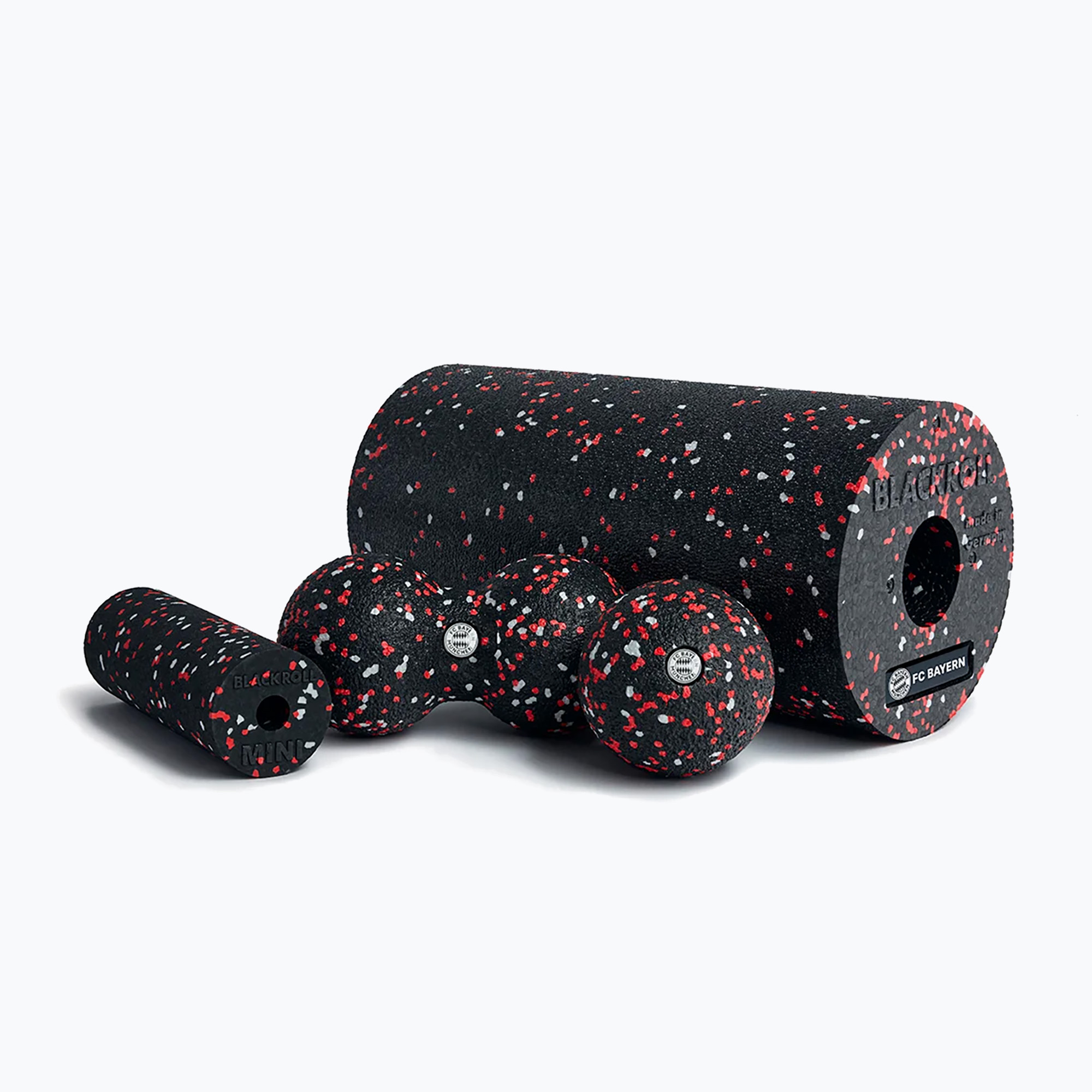 Комплект за масаж BLACKROLL FC Bayern München Blackbox Standard black/white/red