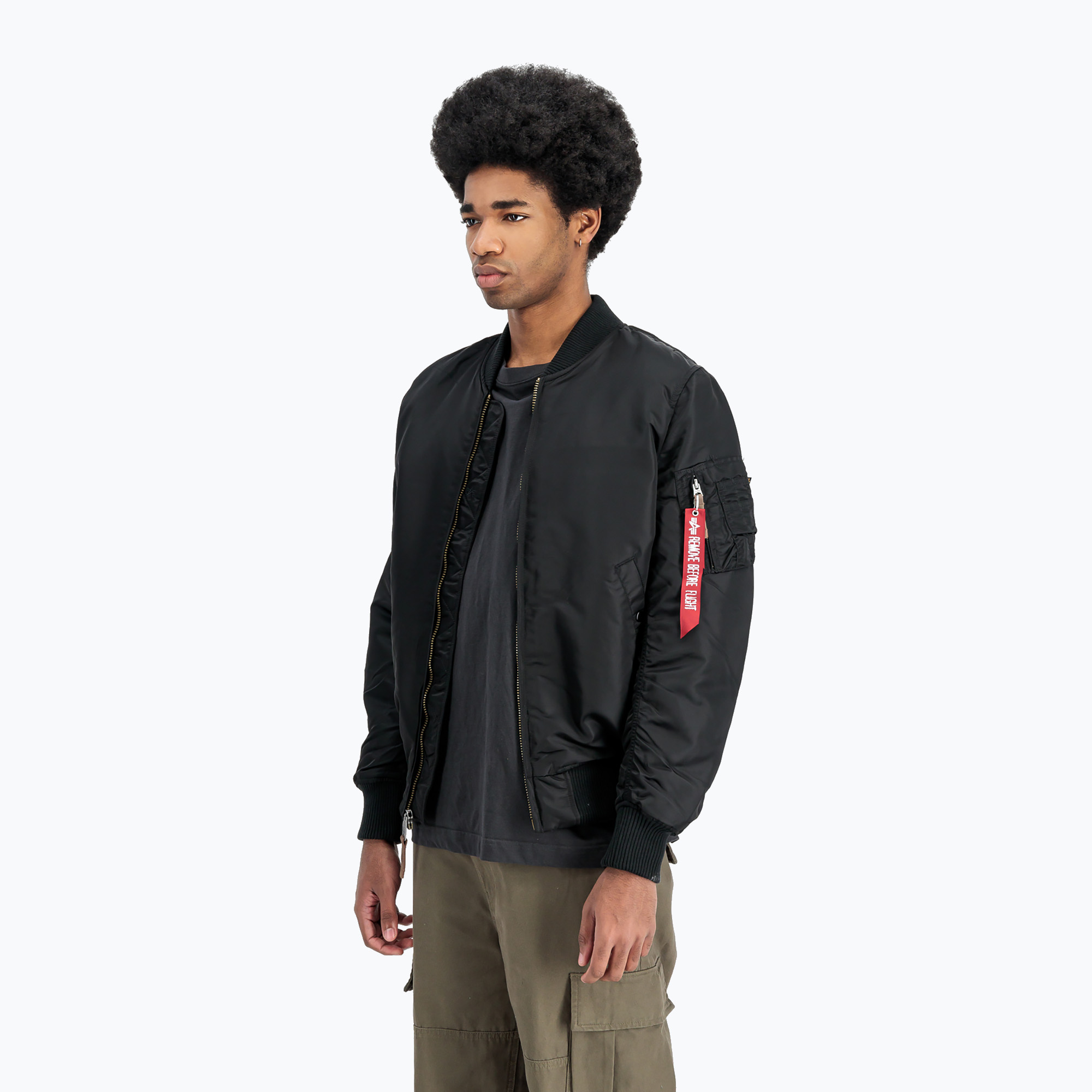 Kurtka męska Alpha Industries MA-1 VF 59 Long Vintage Fit black 