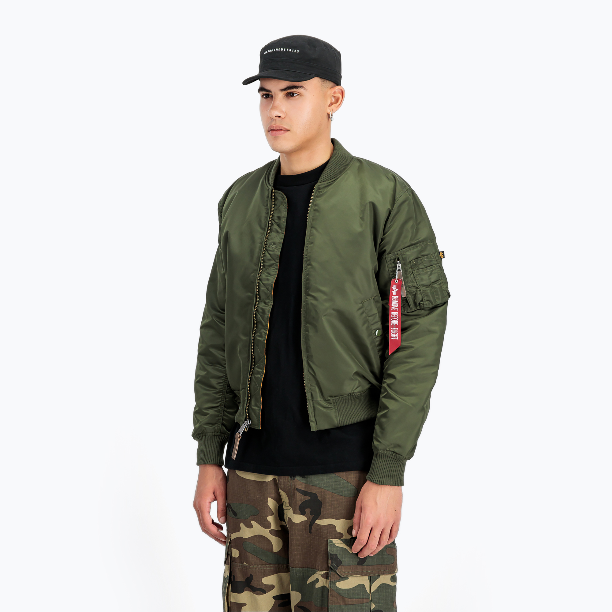 Kurtka męska Alpha Industries MA-1 VF 59 Vintage Fit Bomber dark green 