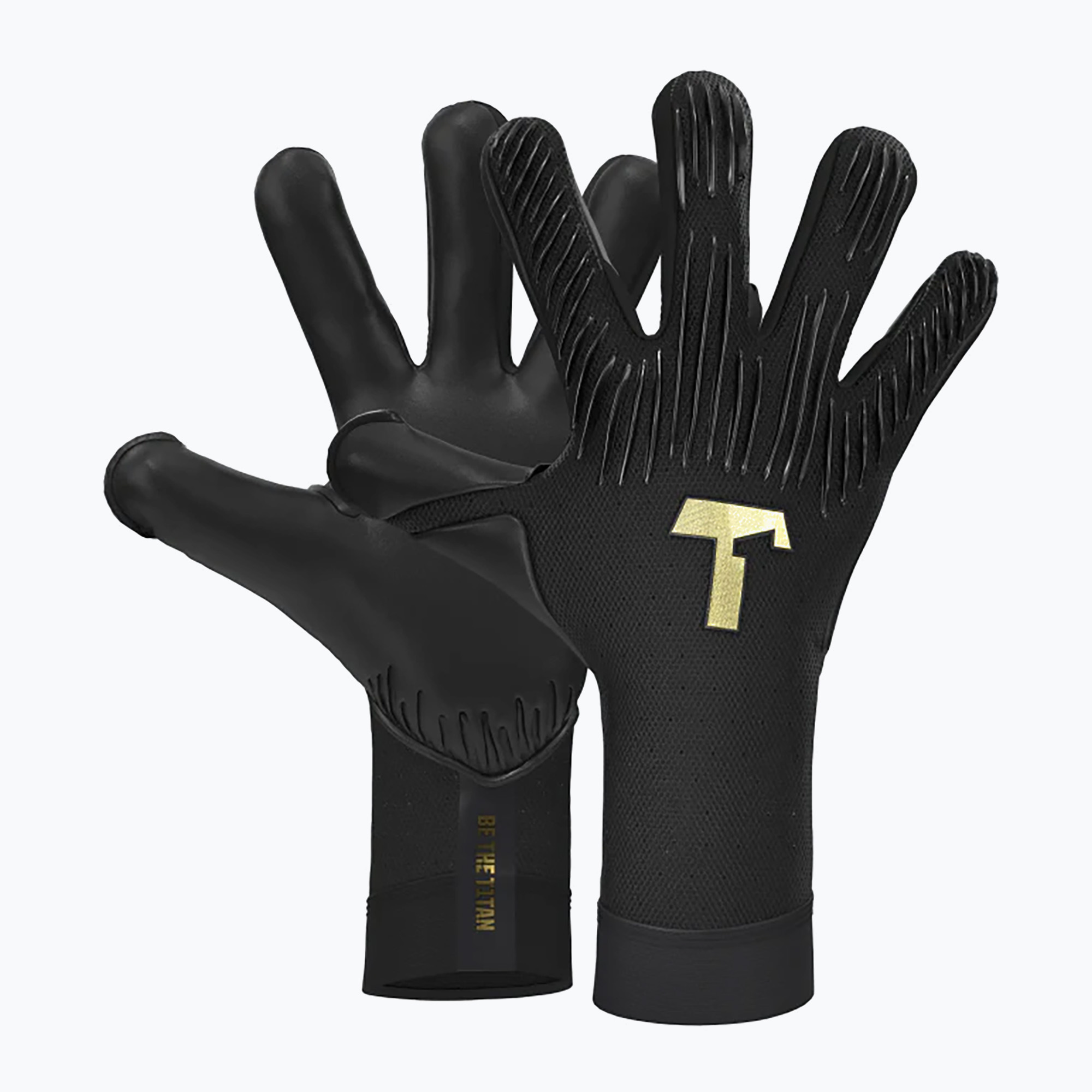 Rękawice bramkarskie T1TAN Rebel 2.0 Black-Out black 