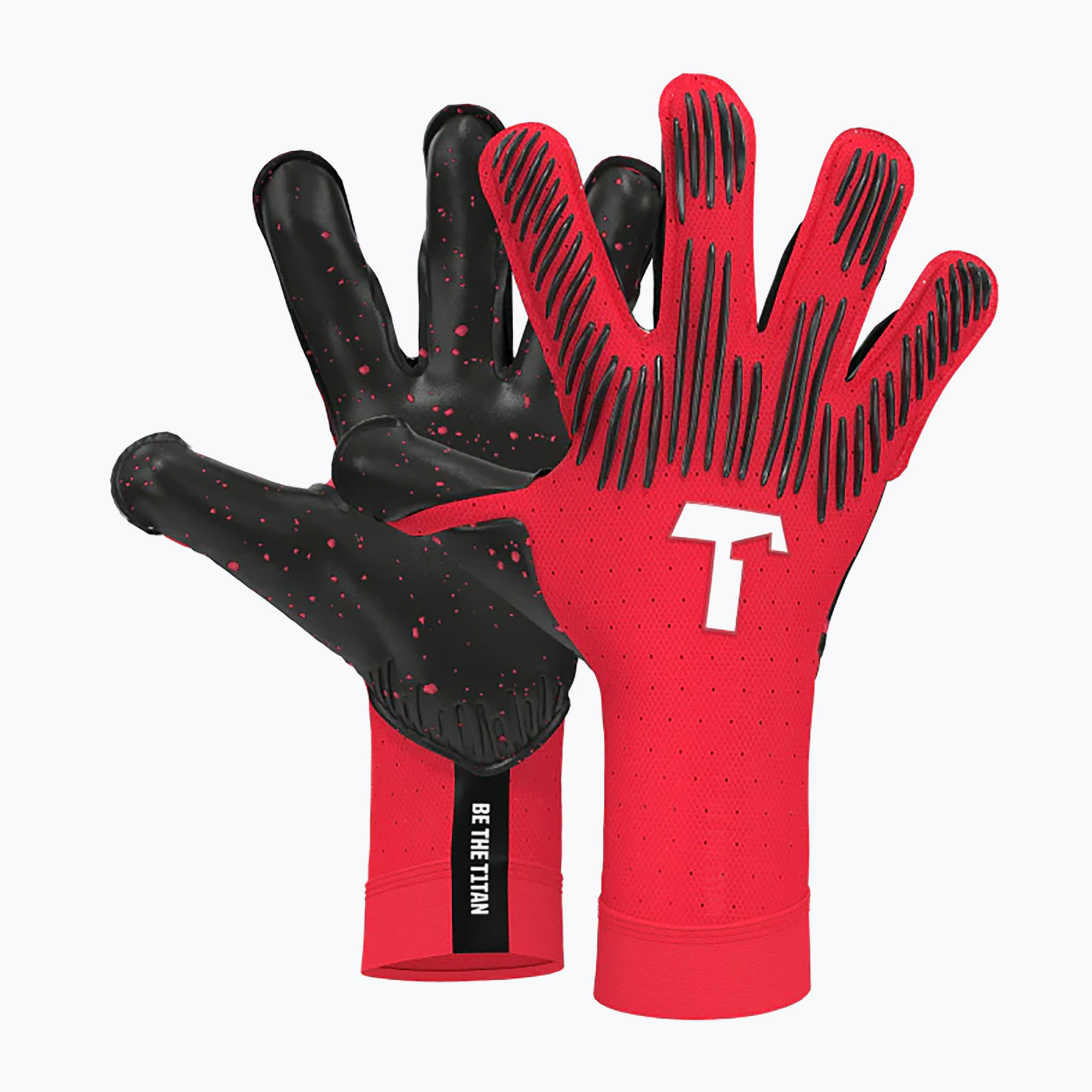Rękawice bramkarskie T1TAN Rebel 2.0 Solar Red red 