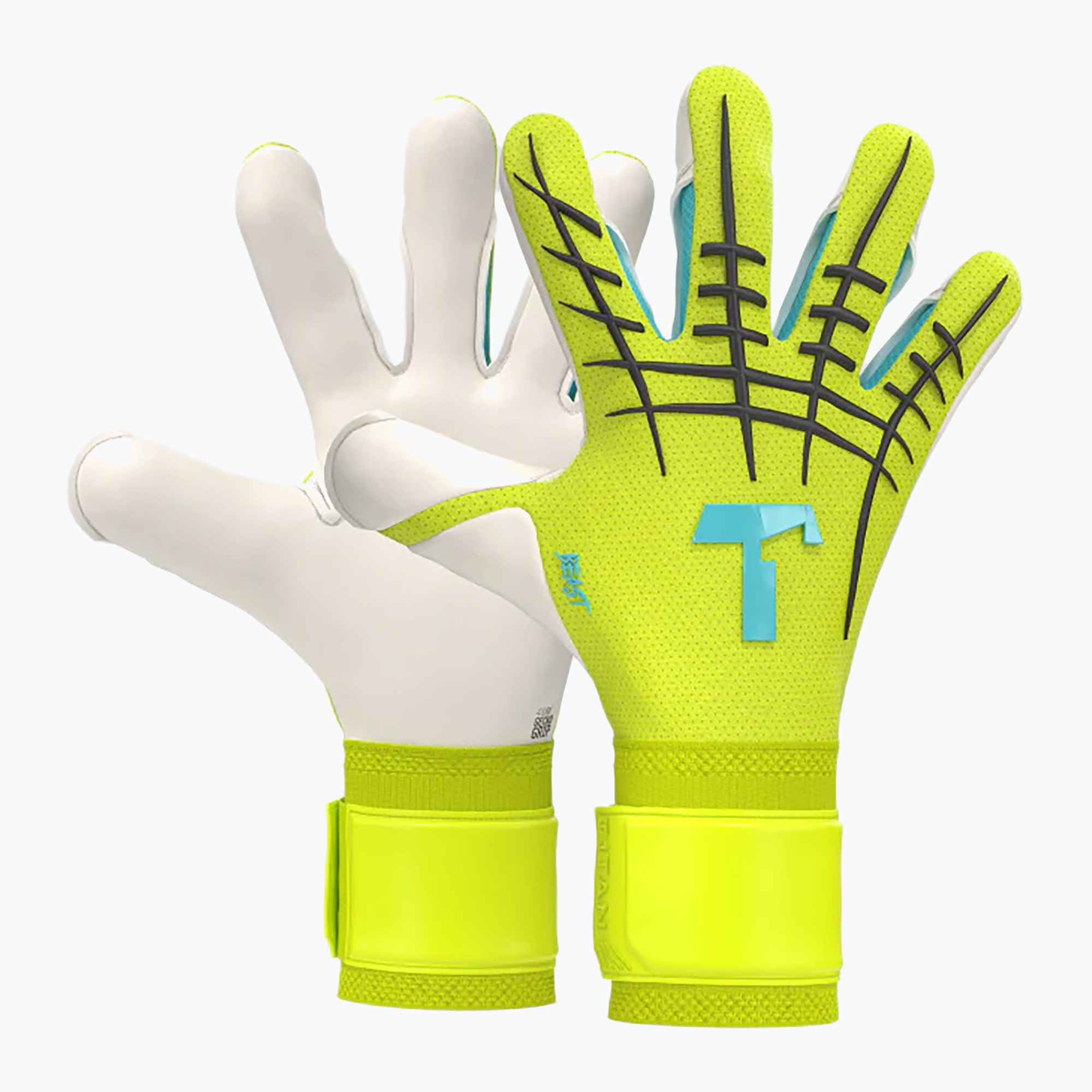 Rękawice bramkarskie T1TAN Fluo Beast 3.0 fluo yellow/white 