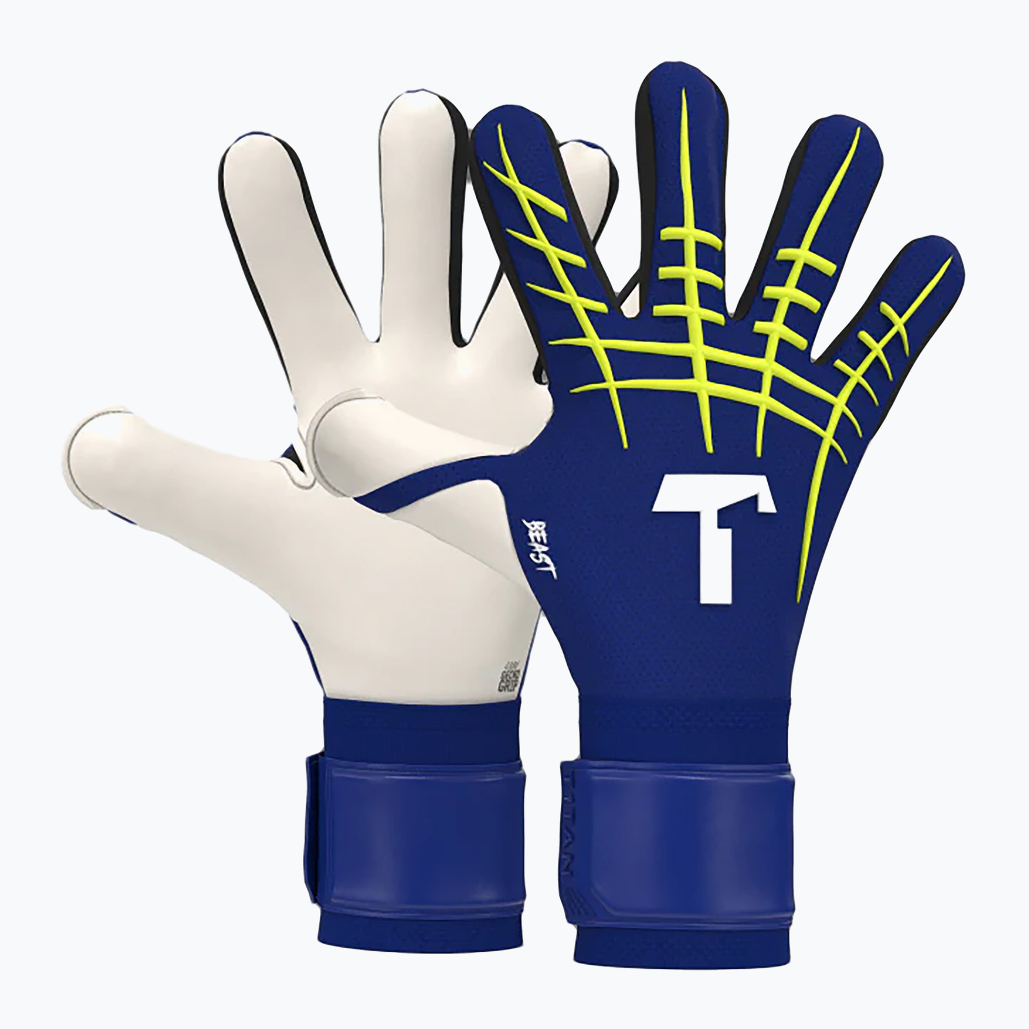 Rękawice bramkarskie T1TAN Blue Beast 3.0 blue/white 