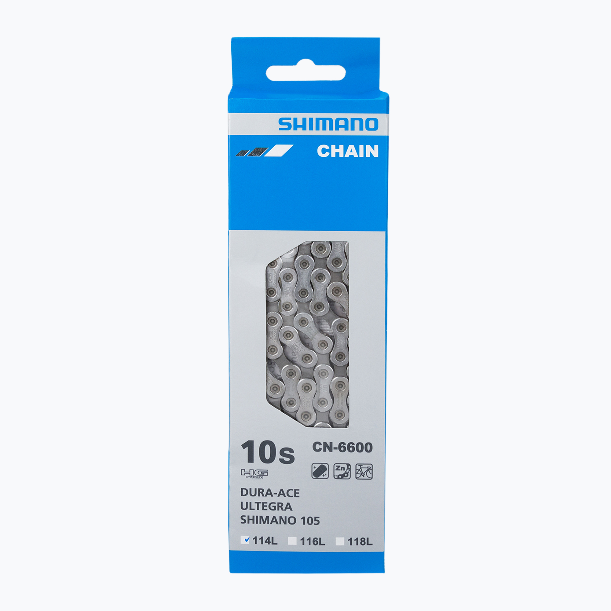 Reťaz Shimano CN-6600 10rz 114 článkov strieborná ICN6600114I